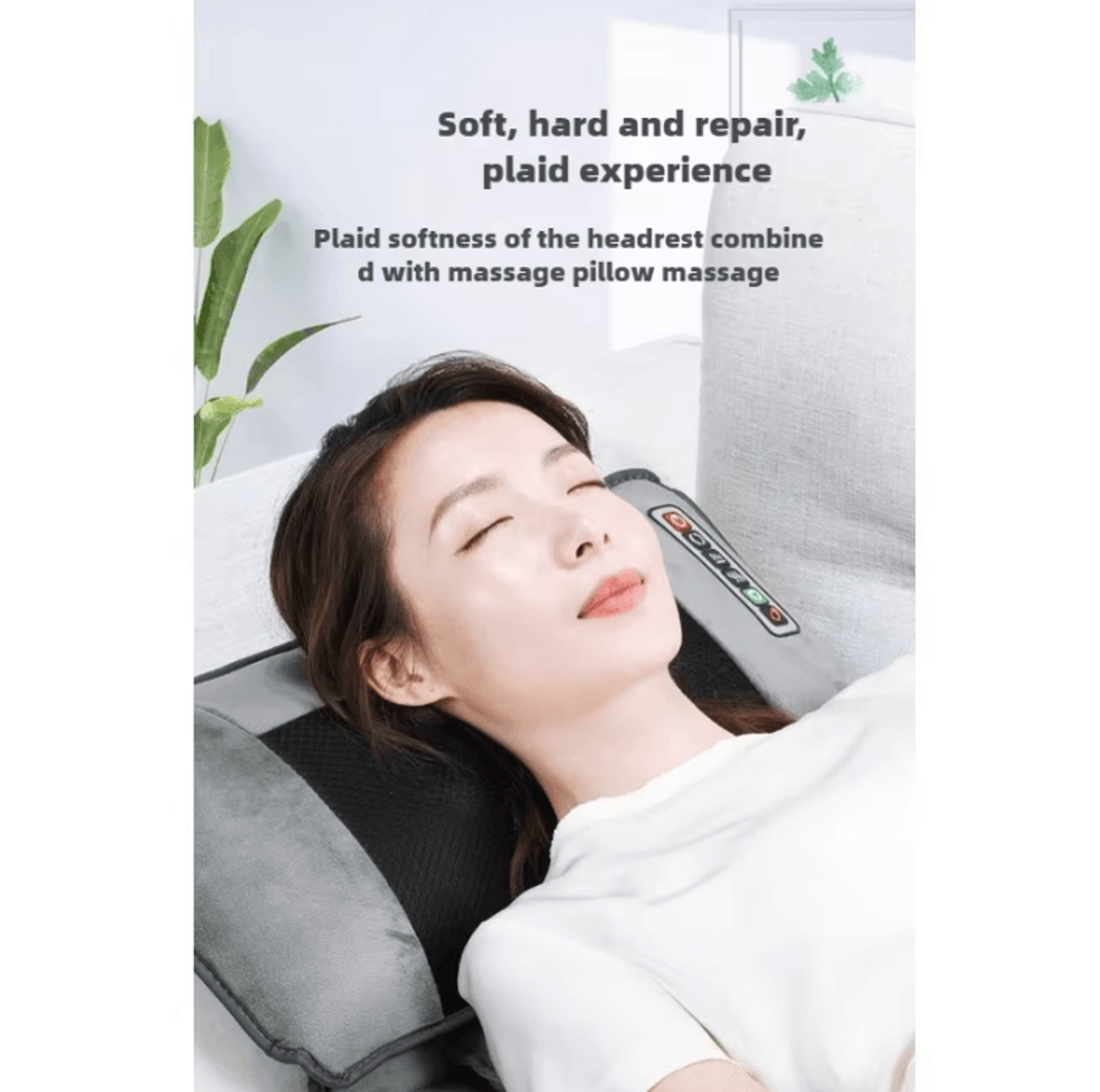 Electric Full Body Massage Mattress With Heat Kneading Vibration And Lumbar Airbag 2