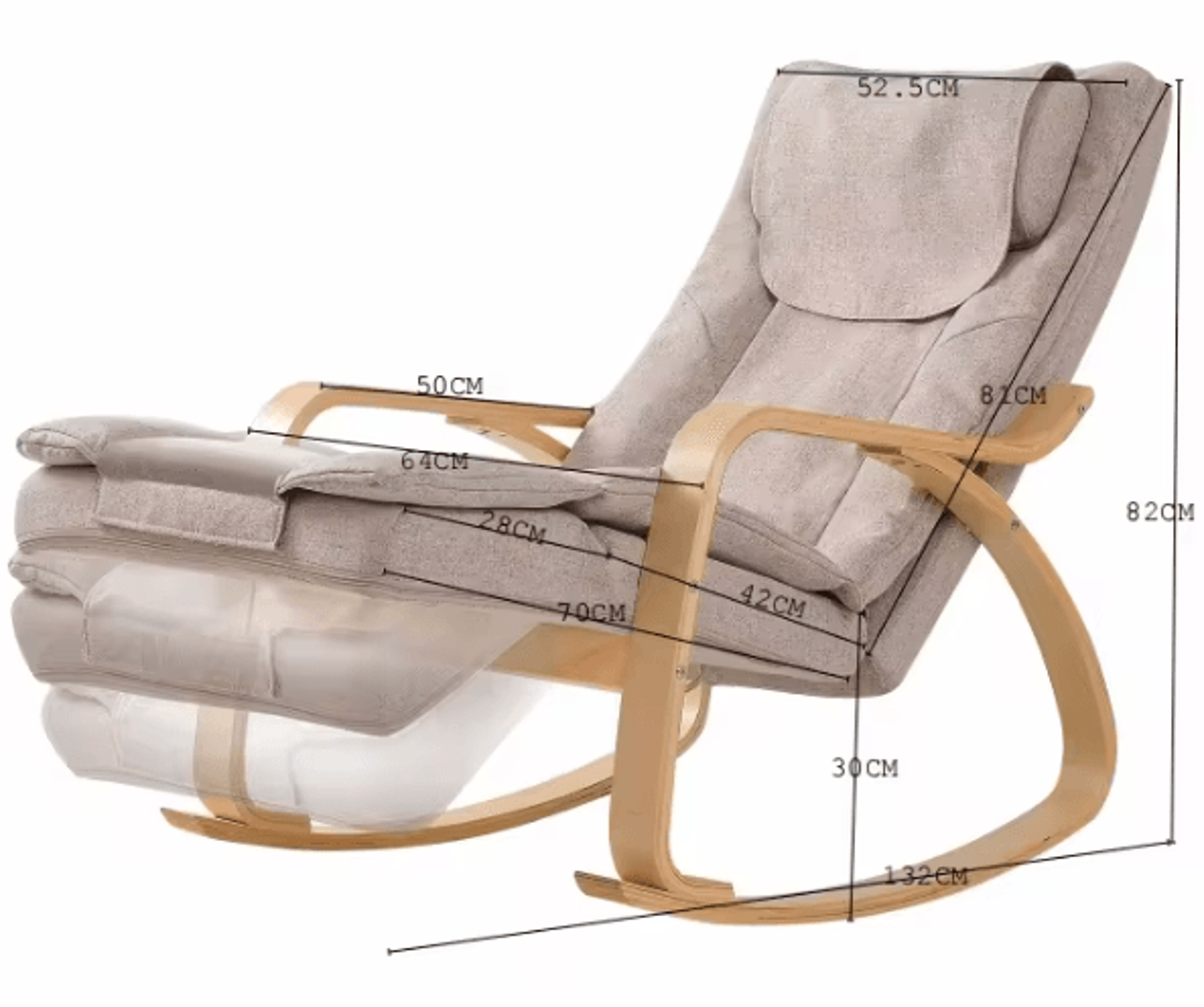 Ergonomic Massage Recliner Chair With Heat And Vibration  Overstuffed Heated Recliner For Neck Back 4