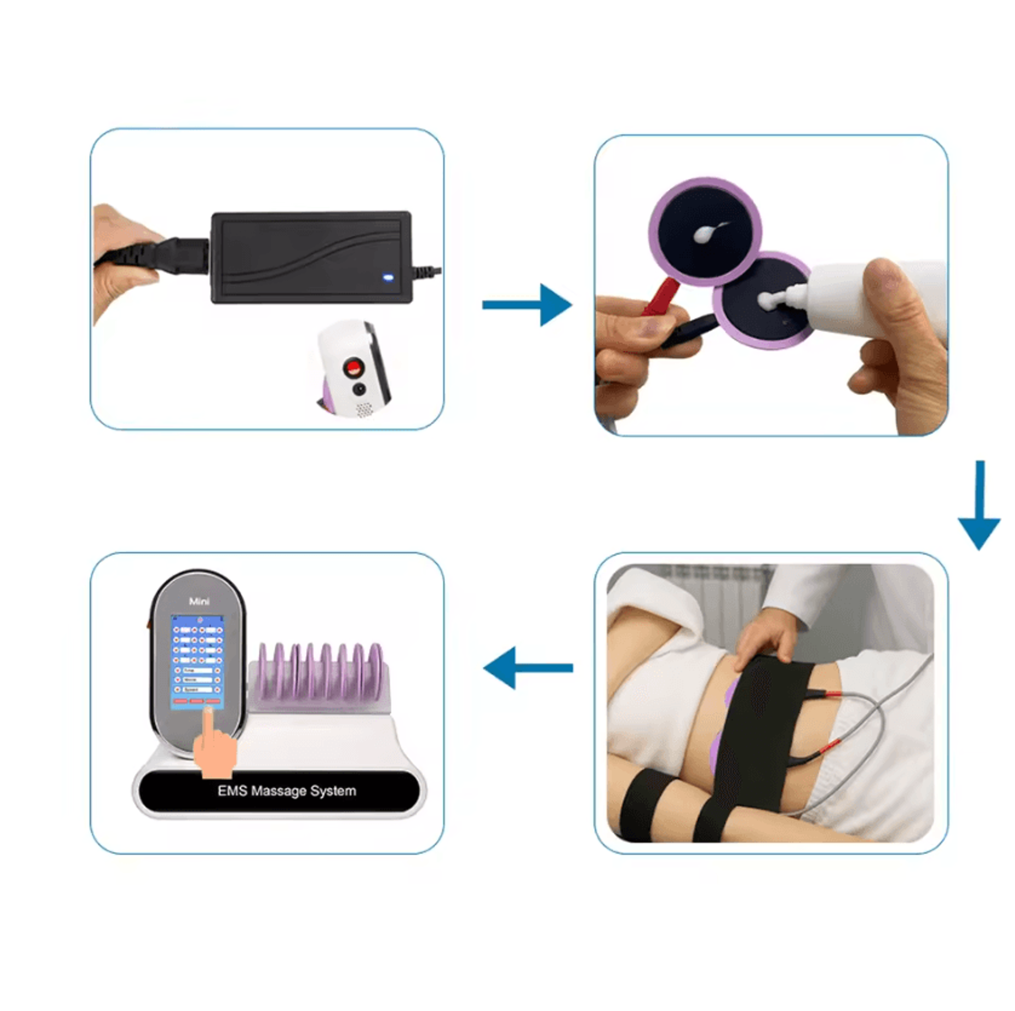 EMS Electrical Muscle Stimulator Body Sculpting Machine For Muscle Toning And Recovery 2