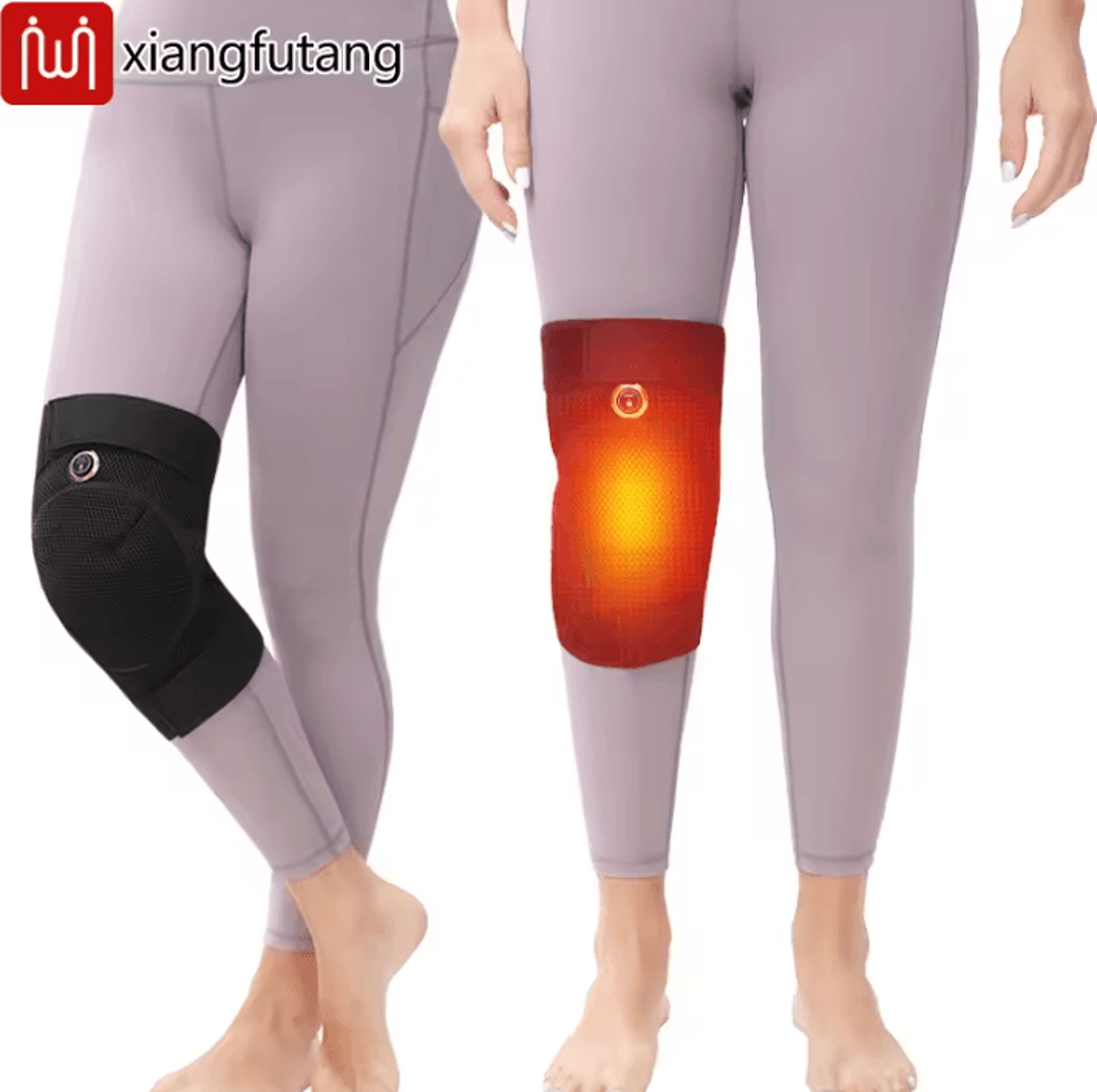 Electric Heated Knee Massager With Vibration For Comfortable Knee Support 1