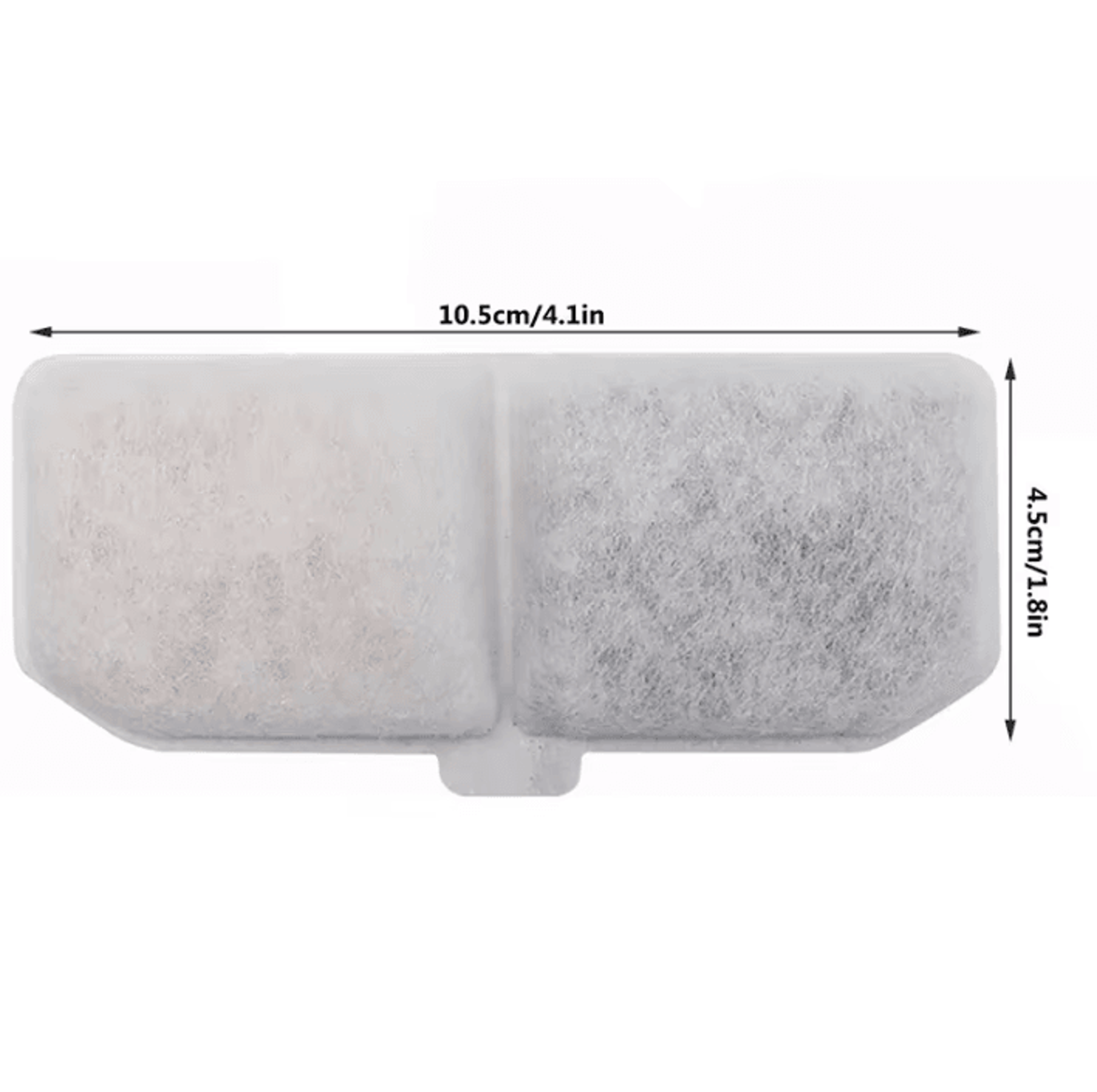 10Piece Cat Water Fountain Replacement Filter Set 1