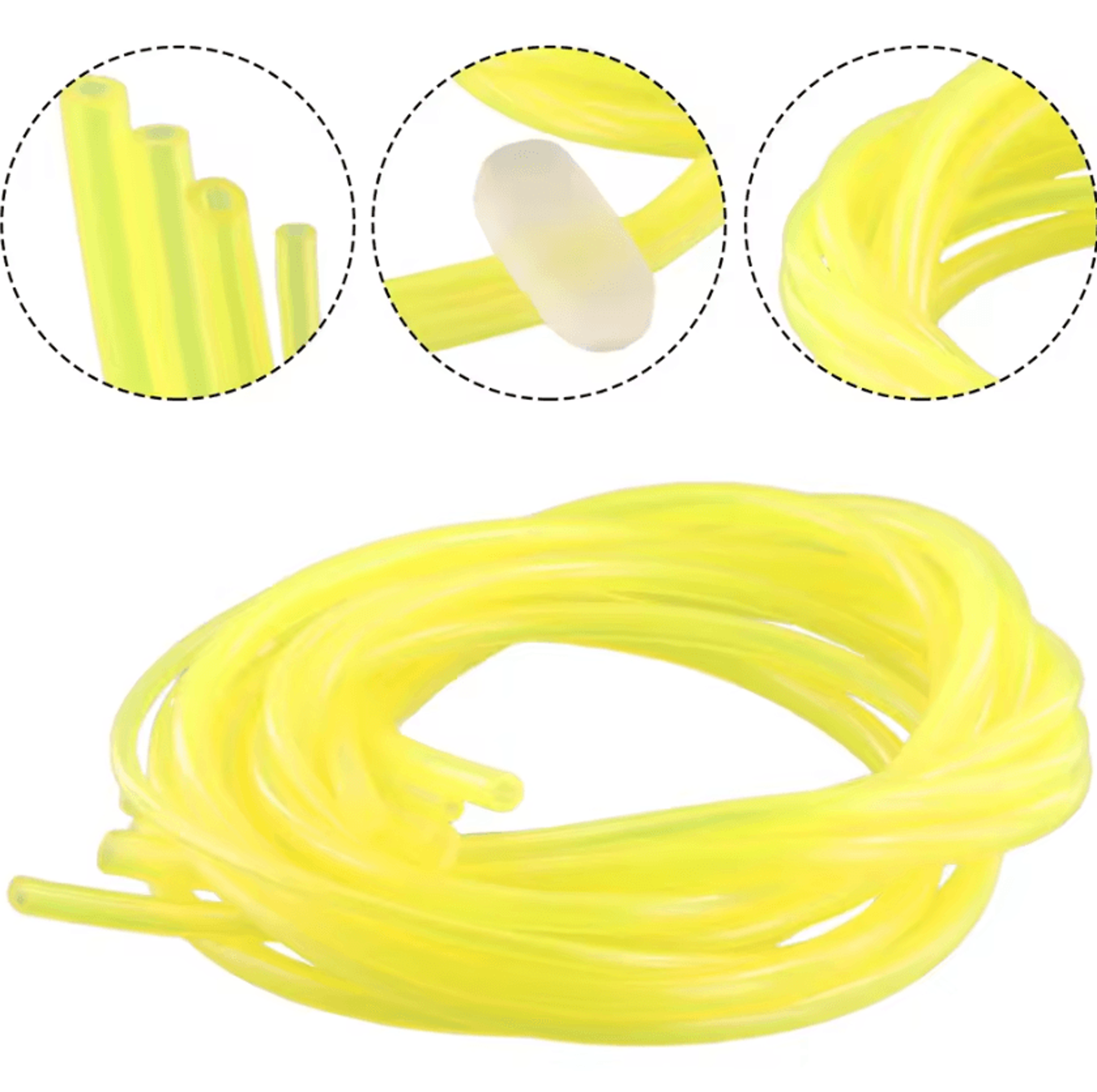 4Piece Universal Petrol Fuel Line Hose Set For Brush Cutters  Chainsaws 1