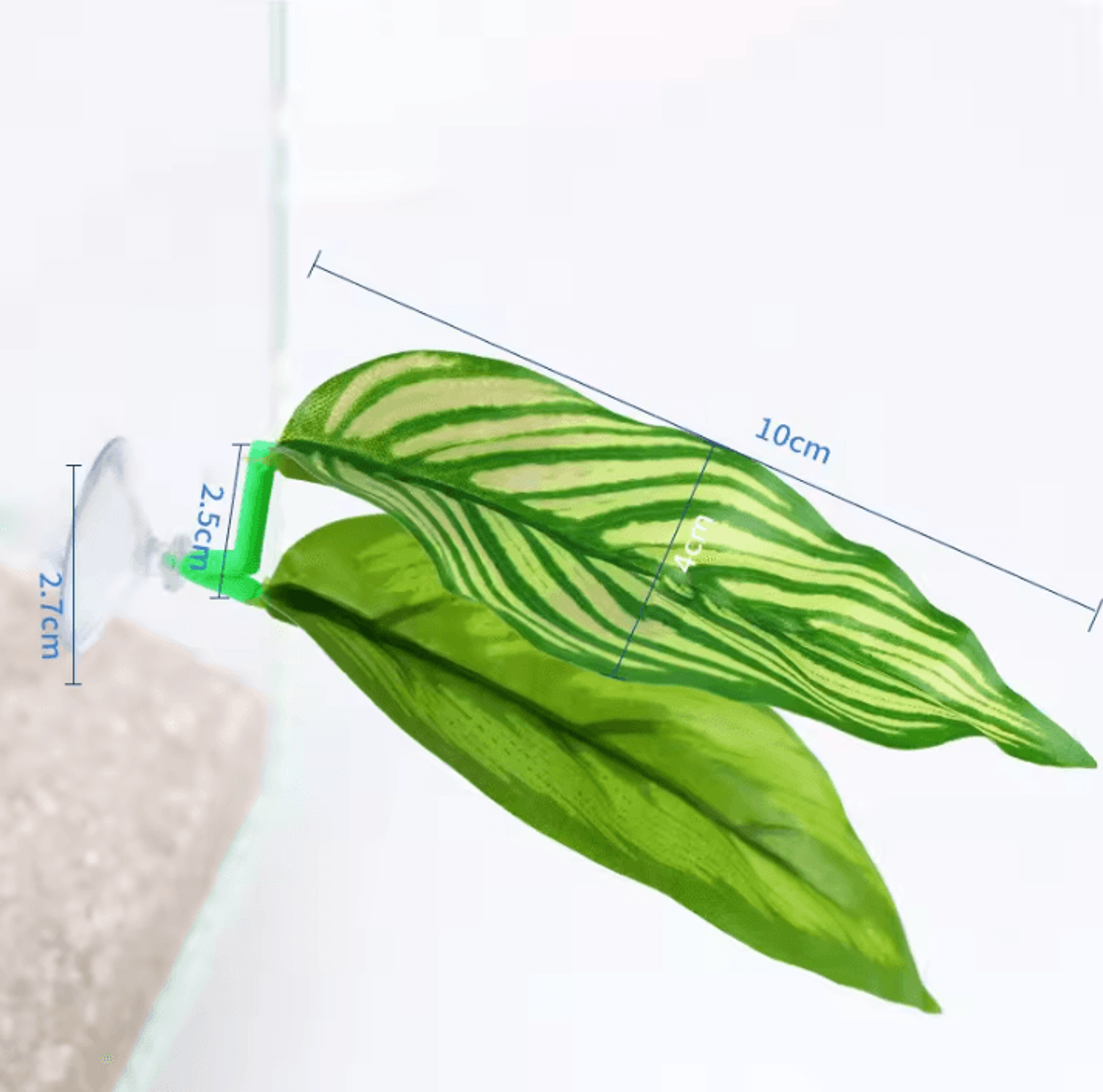 Betta Fish Leaf Hammock With Suction Cup Aquarium Decor 8