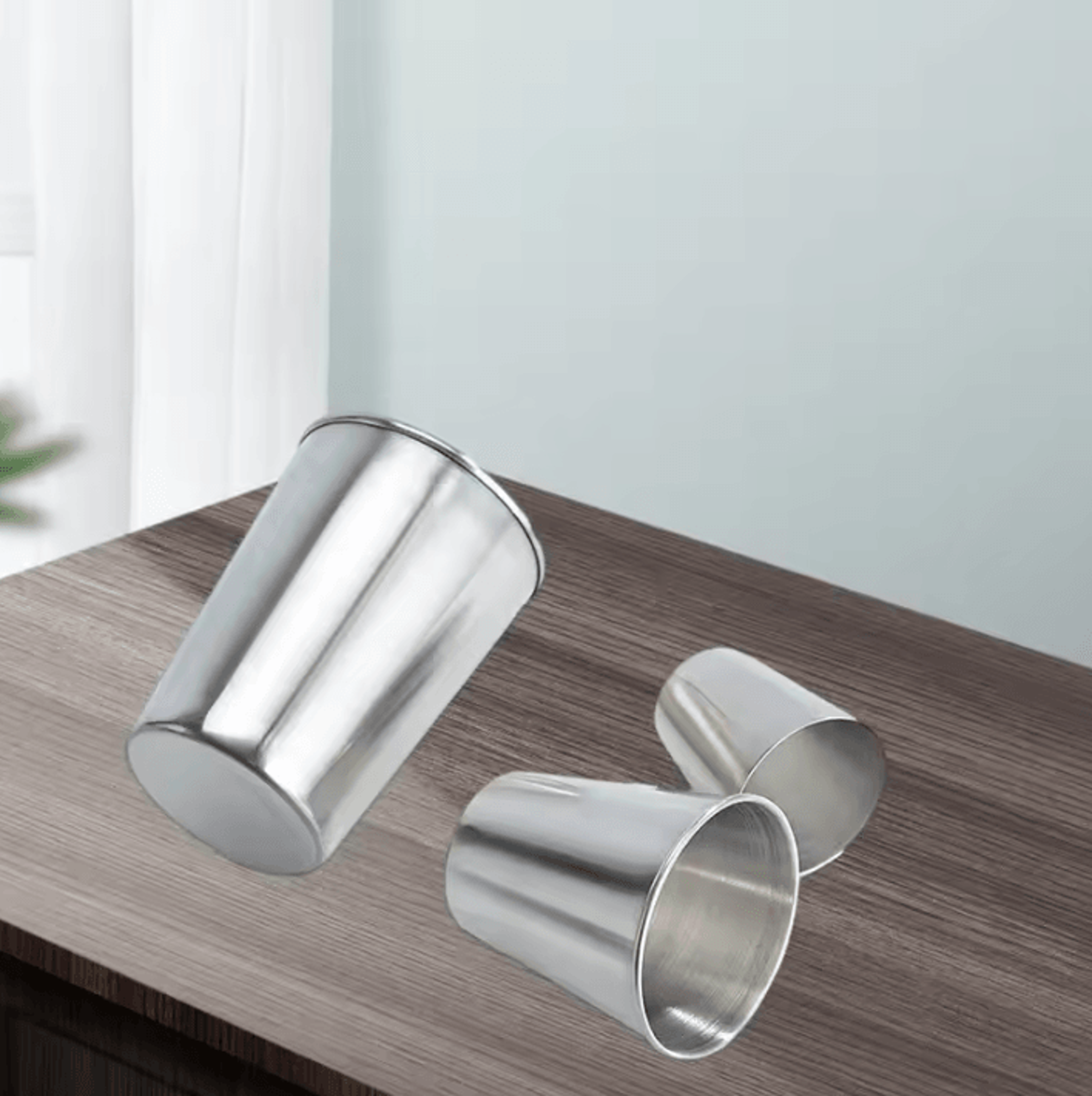 4Piece Stainless Steel Travel Cup Set With Portable Carrying Case 3