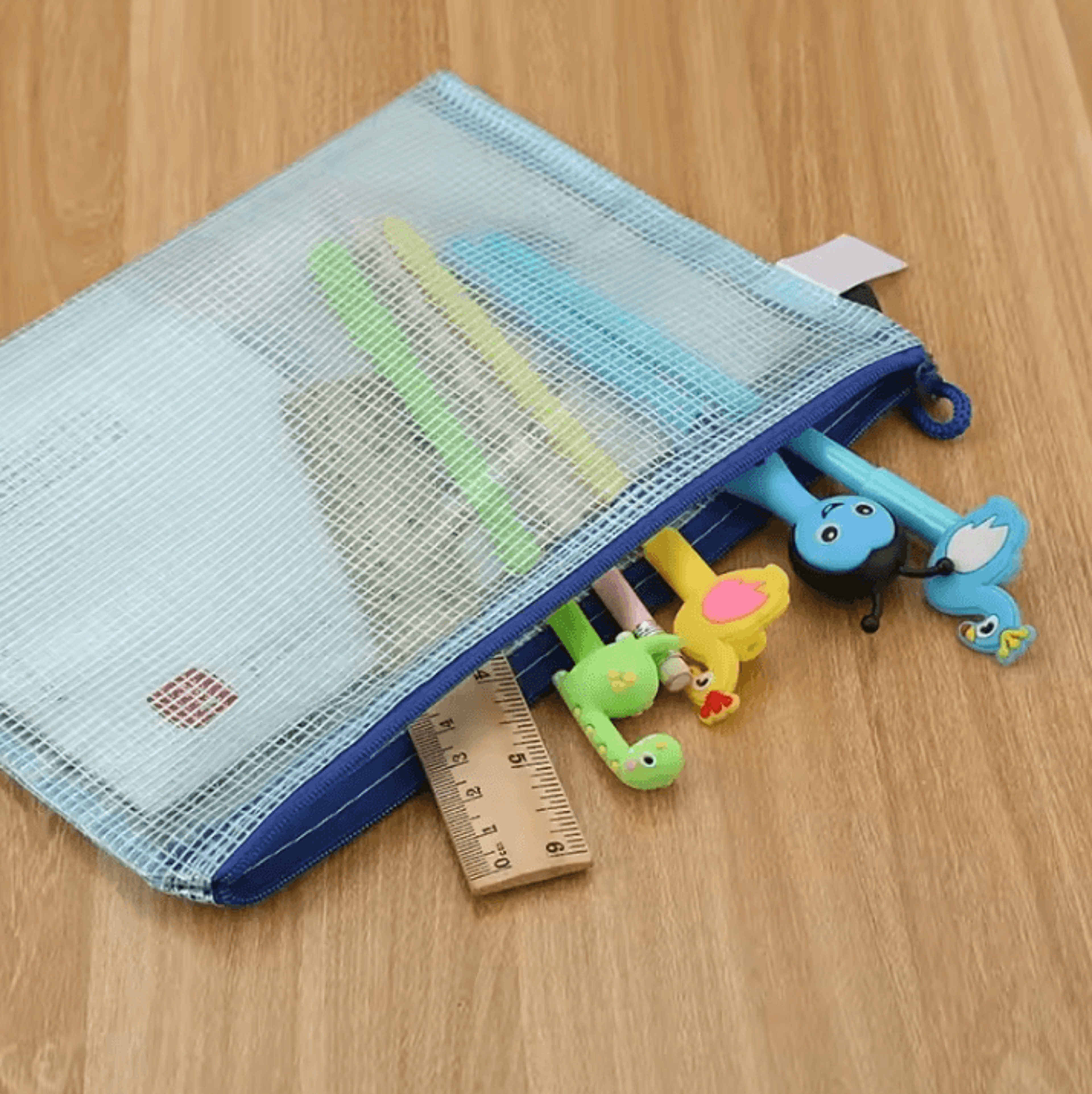 5Piece Mesh Zipper File Folder Set For A4 A5  A6 Documents 4