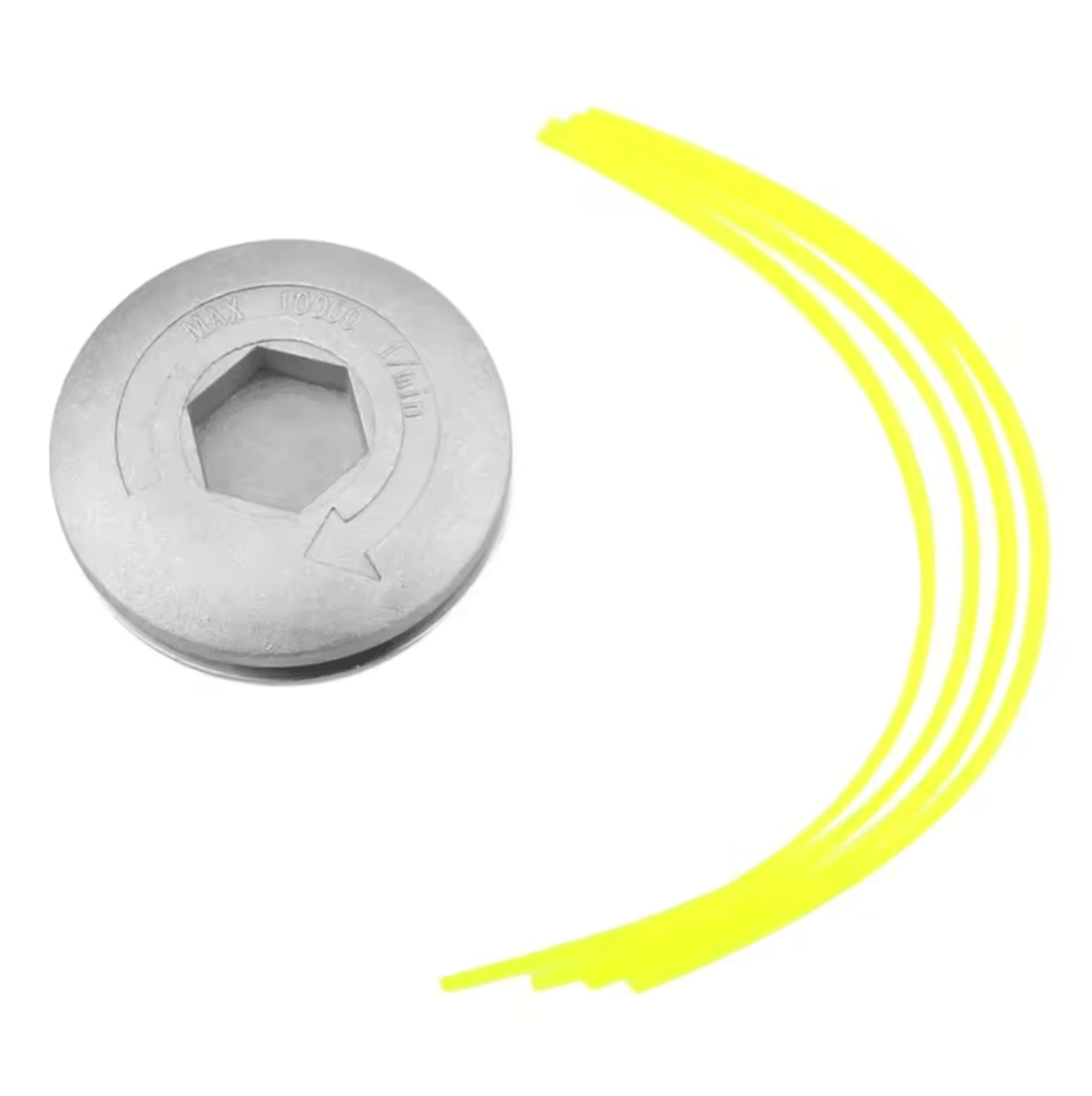 Universal Aluminum Grass Trimmer Head With 4 Nylon Lines For Brush Cutters  Lawn Mowers 5