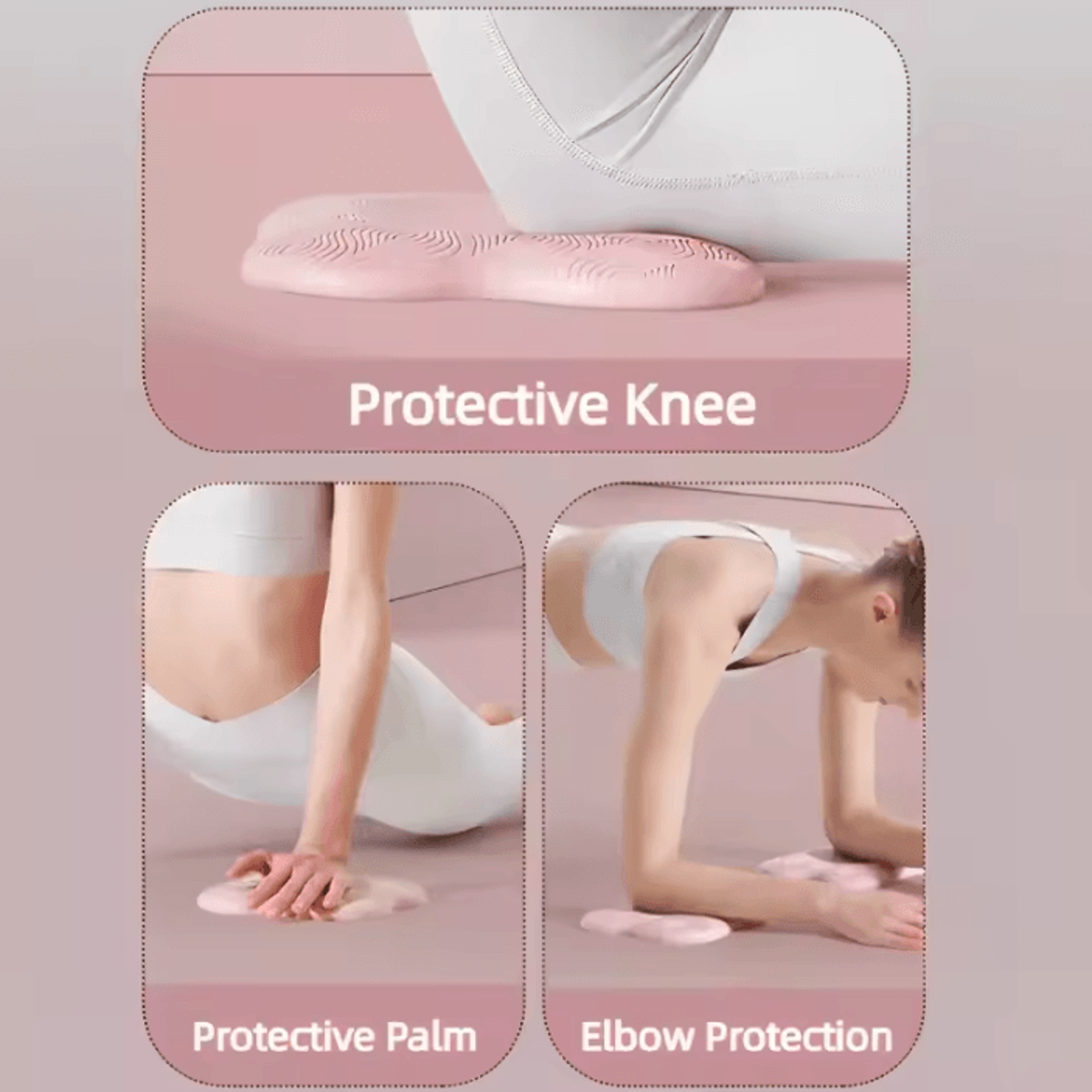 TPE Yoga Knee Pad  Thick NonSlip Cushion For Knees Elbows  Wrists 4
