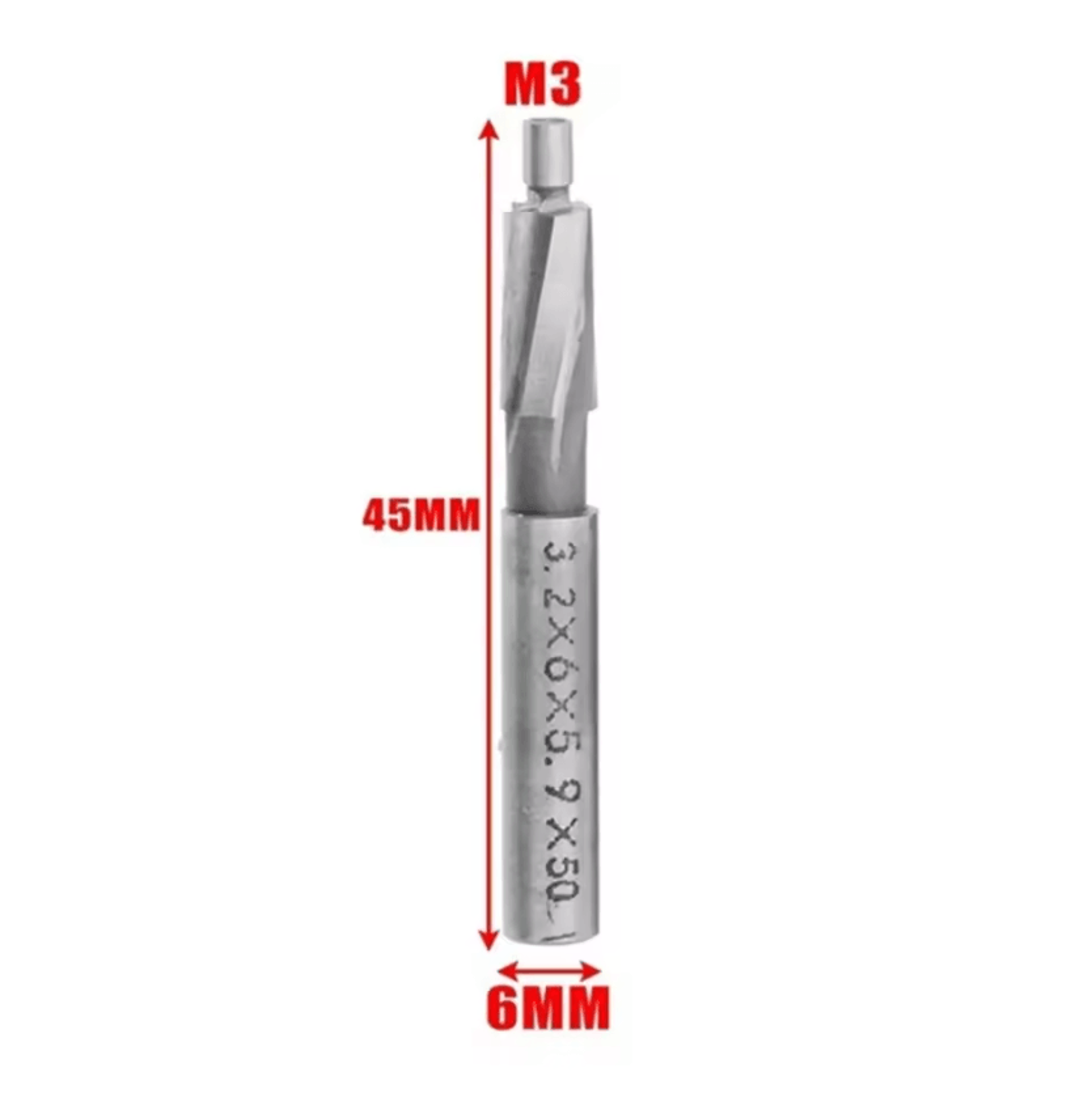HSS Counterbore End Mill Set  M3M8 Countersink  Flat Counterbore Drill Bits 5