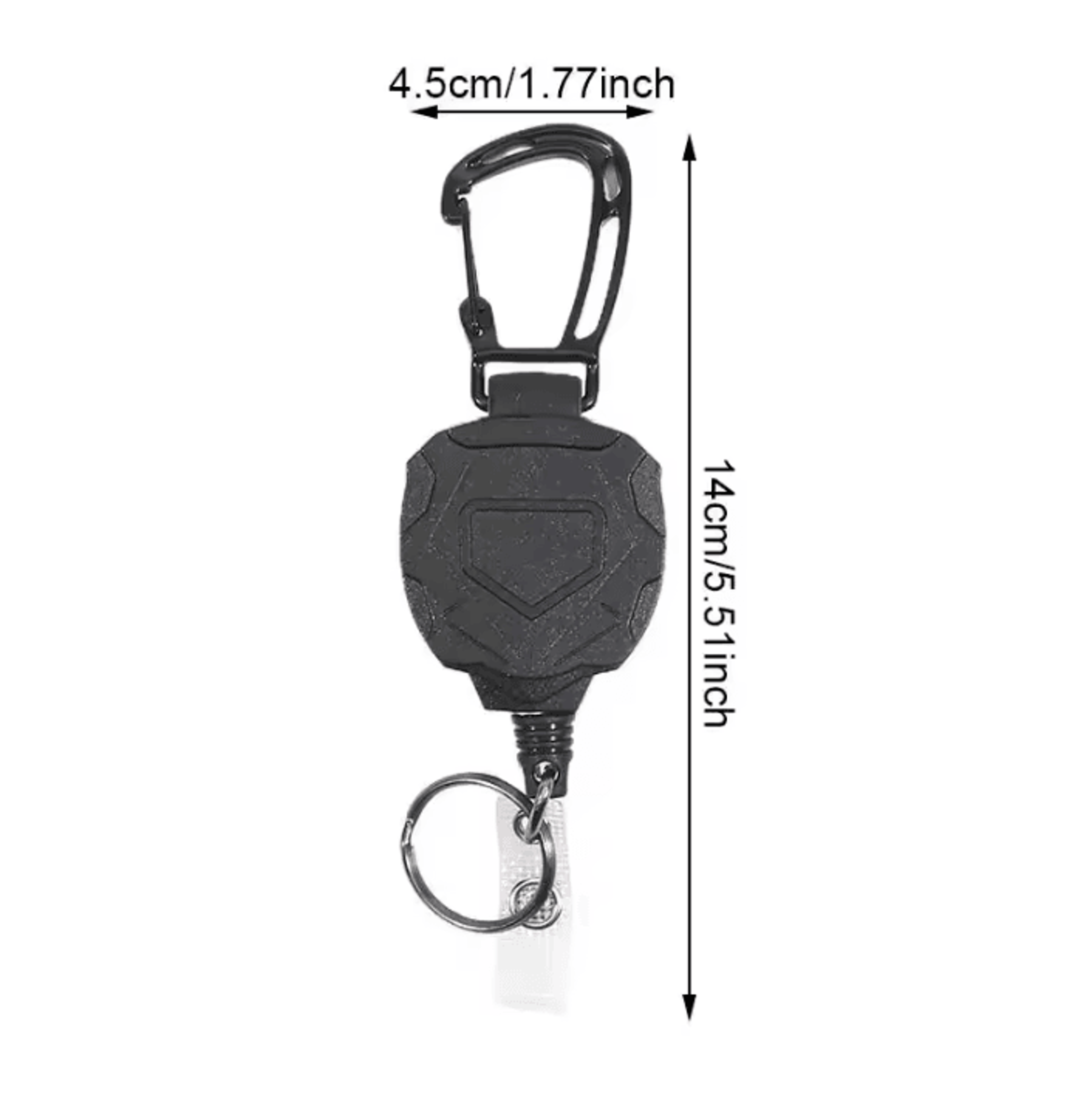 Heavy Duty Retractable Badge Holder With ID Card Cover  Reel Clip 6