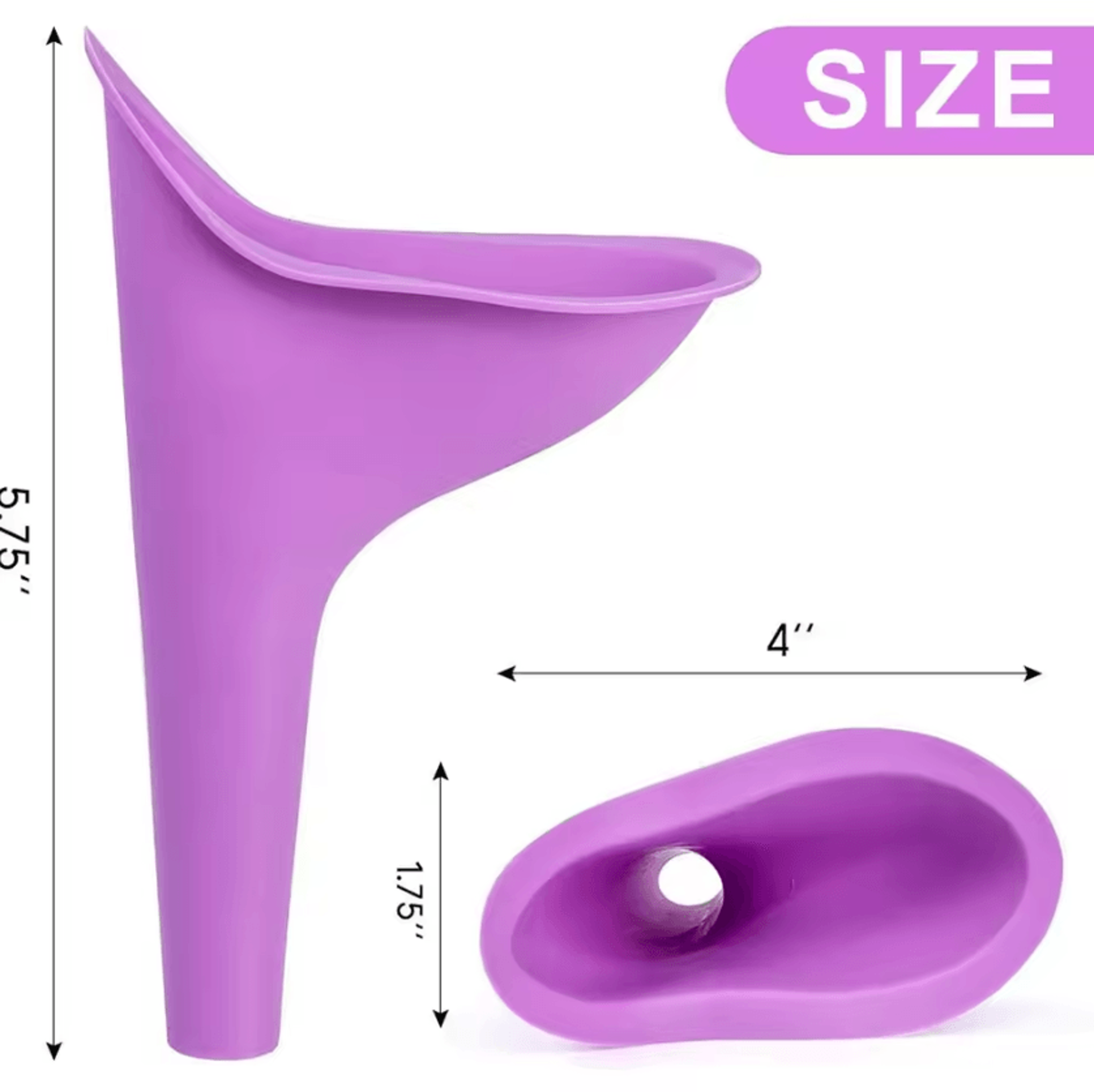 Portable Female Urinal Funnel For Travel Camping  Outdoor Adventures 1