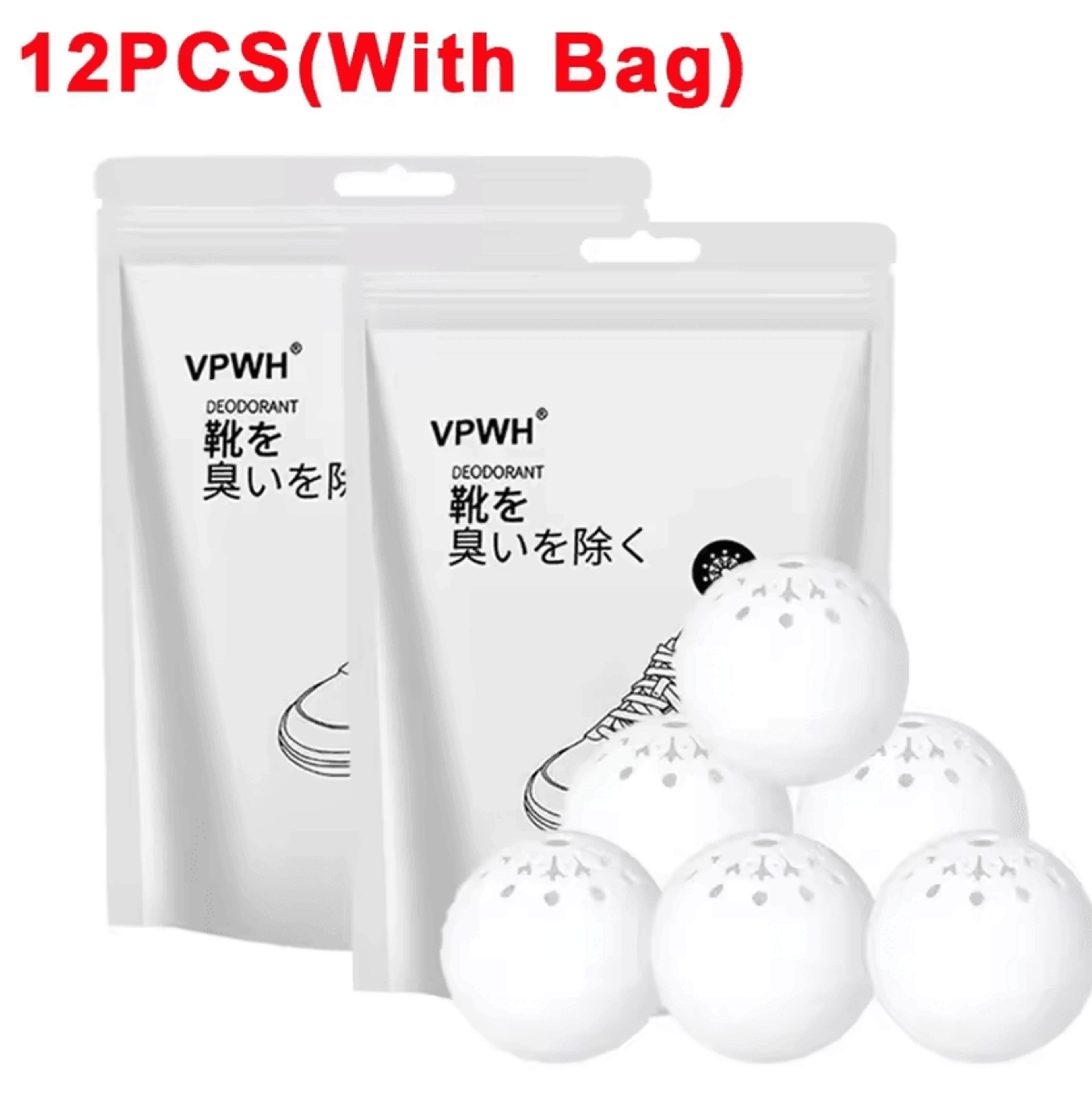 Jasmine Scent Shoe Deodorizer Balls  Freshener For Shoes Closets  Small Spaces 9