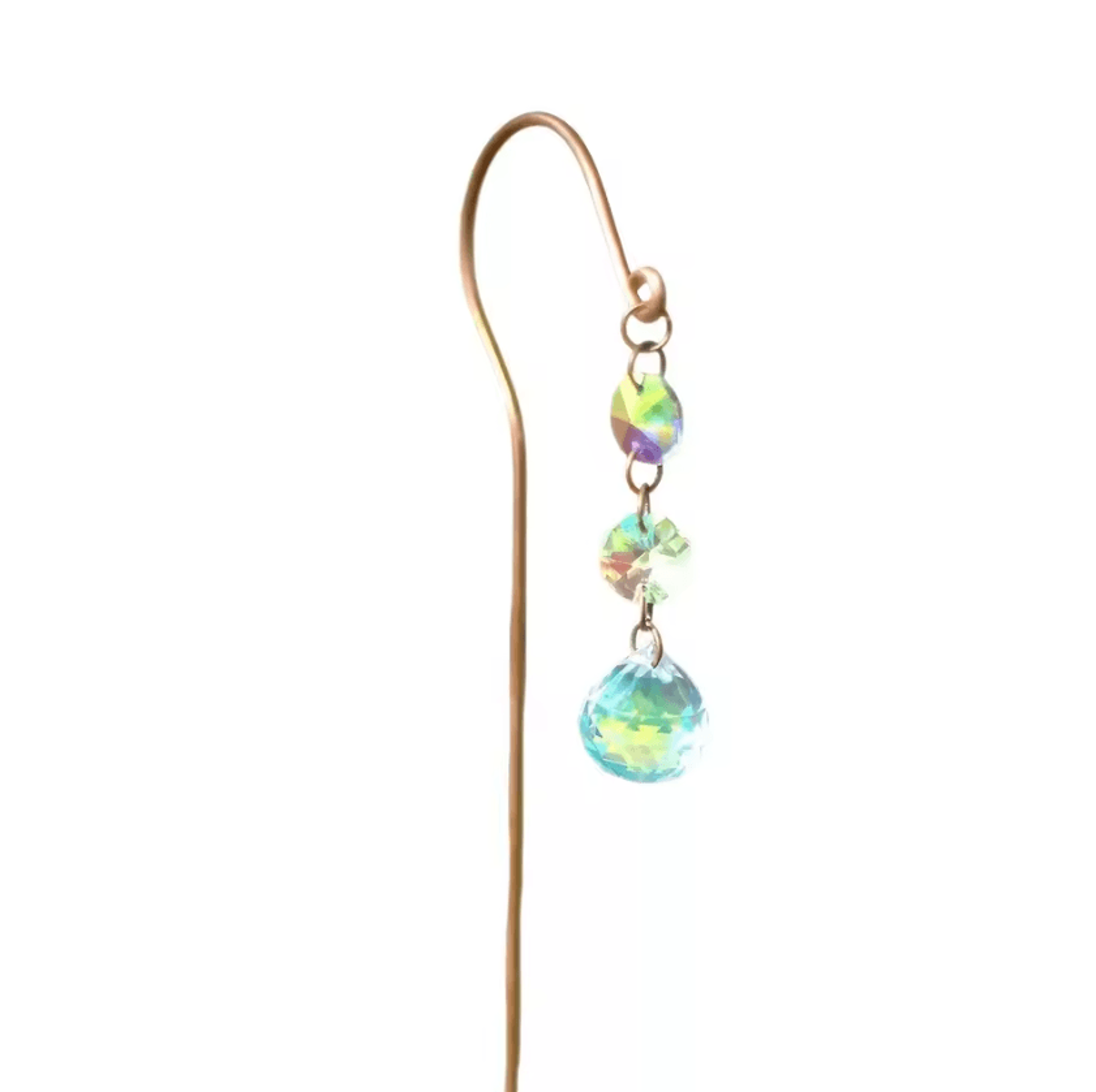 Crystal Sun Catcher Garden Ornament Hanging Prism For Potted Plants 3