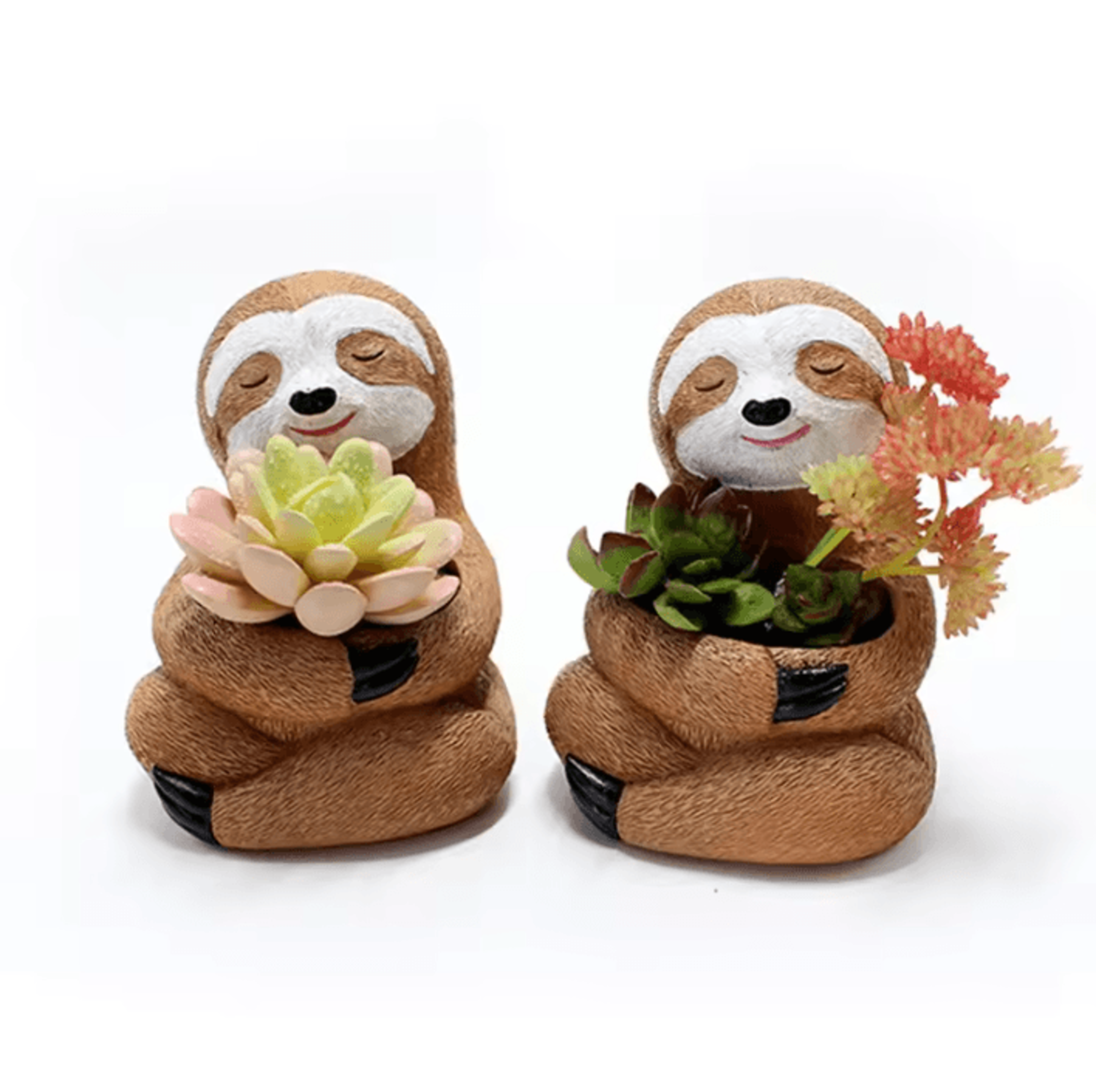 Cute Sloth Succulent Planter Pot For Indoor Plants  Home Decor 1