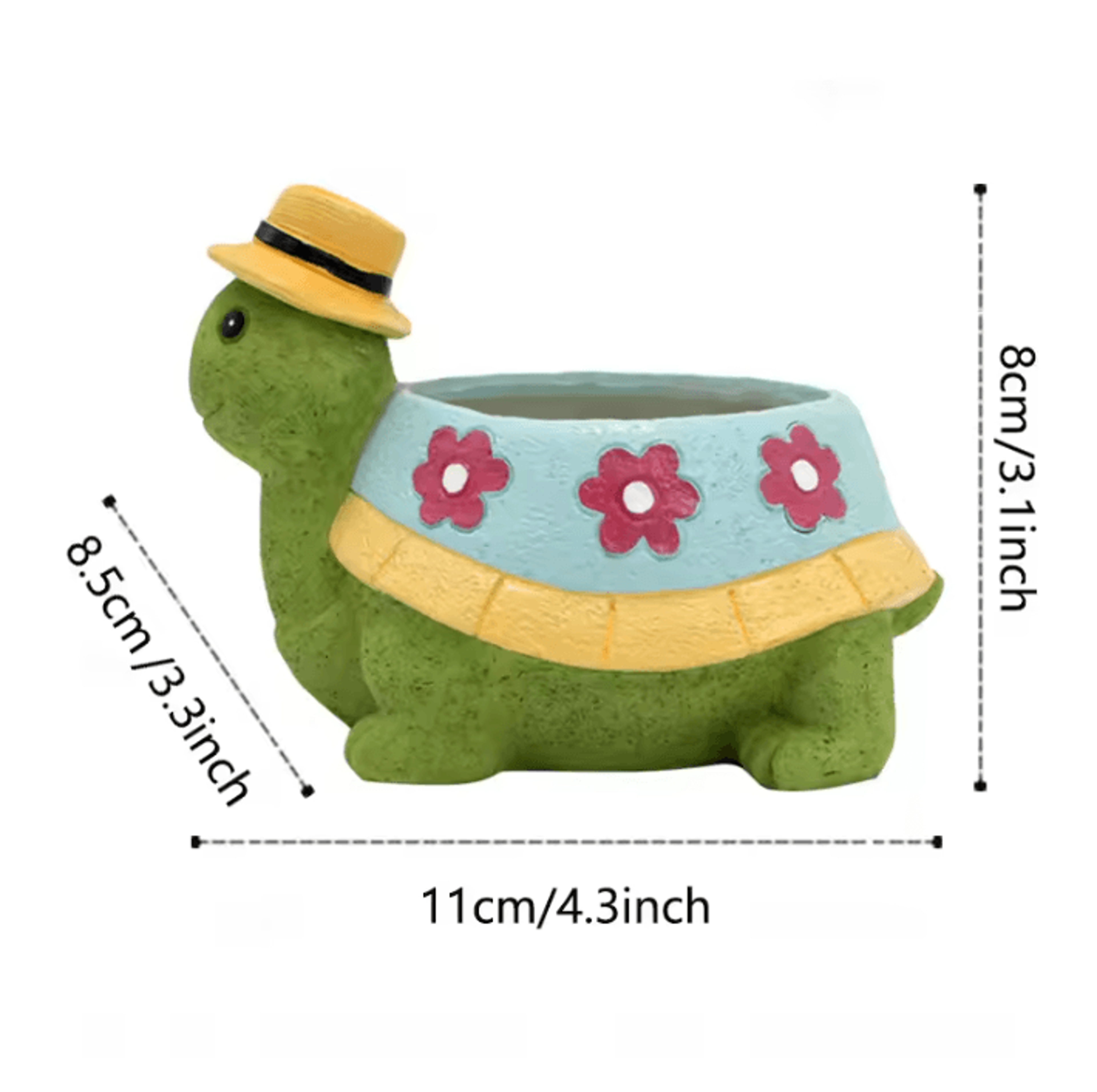 Cute Turtle Succulent Planter Pot For Indoor Plants  Home Decor 5