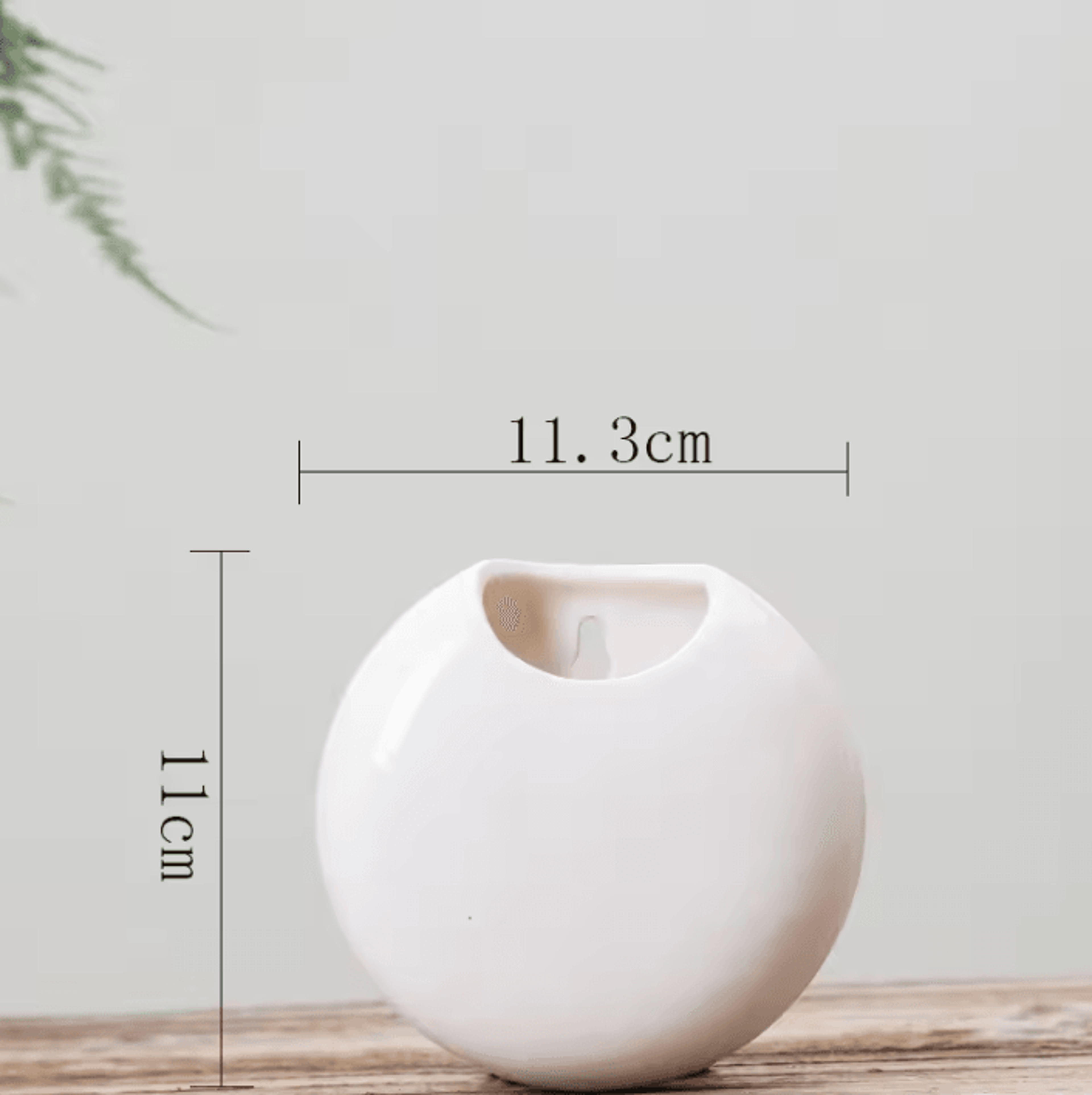 Retro Black  White Wall Mounted Ceramic Planter  Modern Succulent Pot  Hydroponic Flower Vase 4