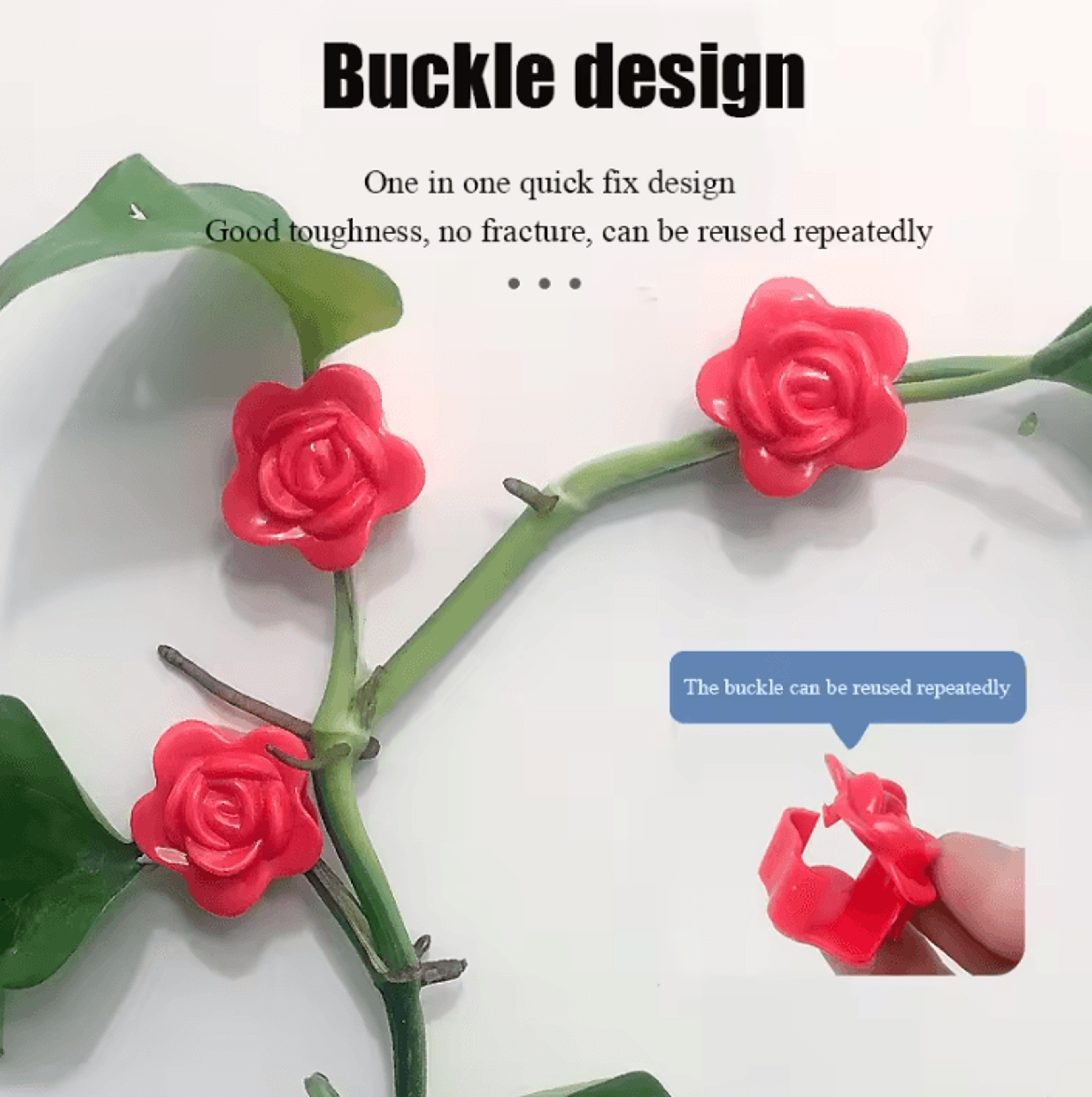 Self Adhesive Plant Climbing Clips For Vines And Roses 1