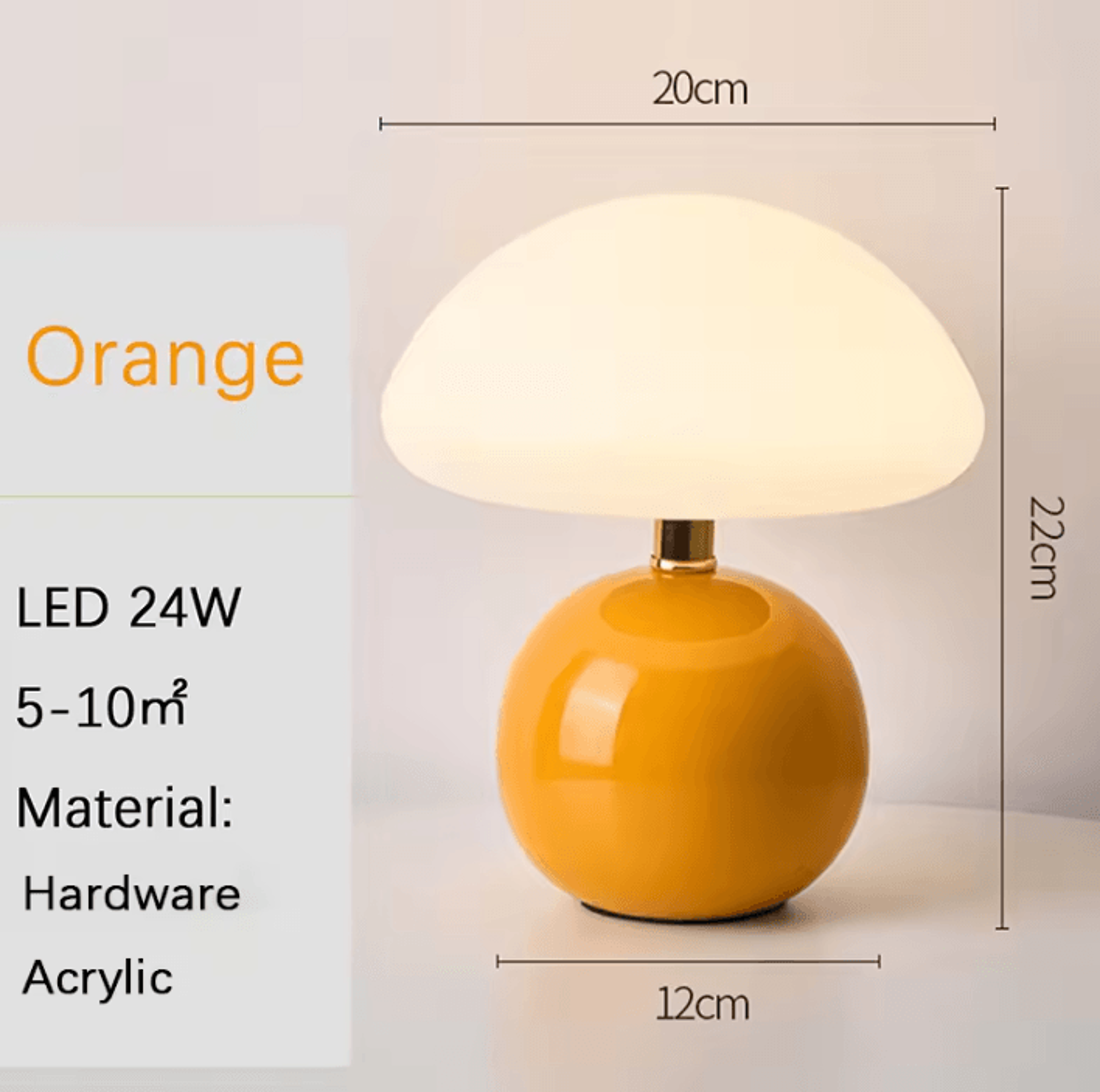 USB Decorative Table Lamp Modern LED Night Light For Bedroom Desk  Home Decor 9