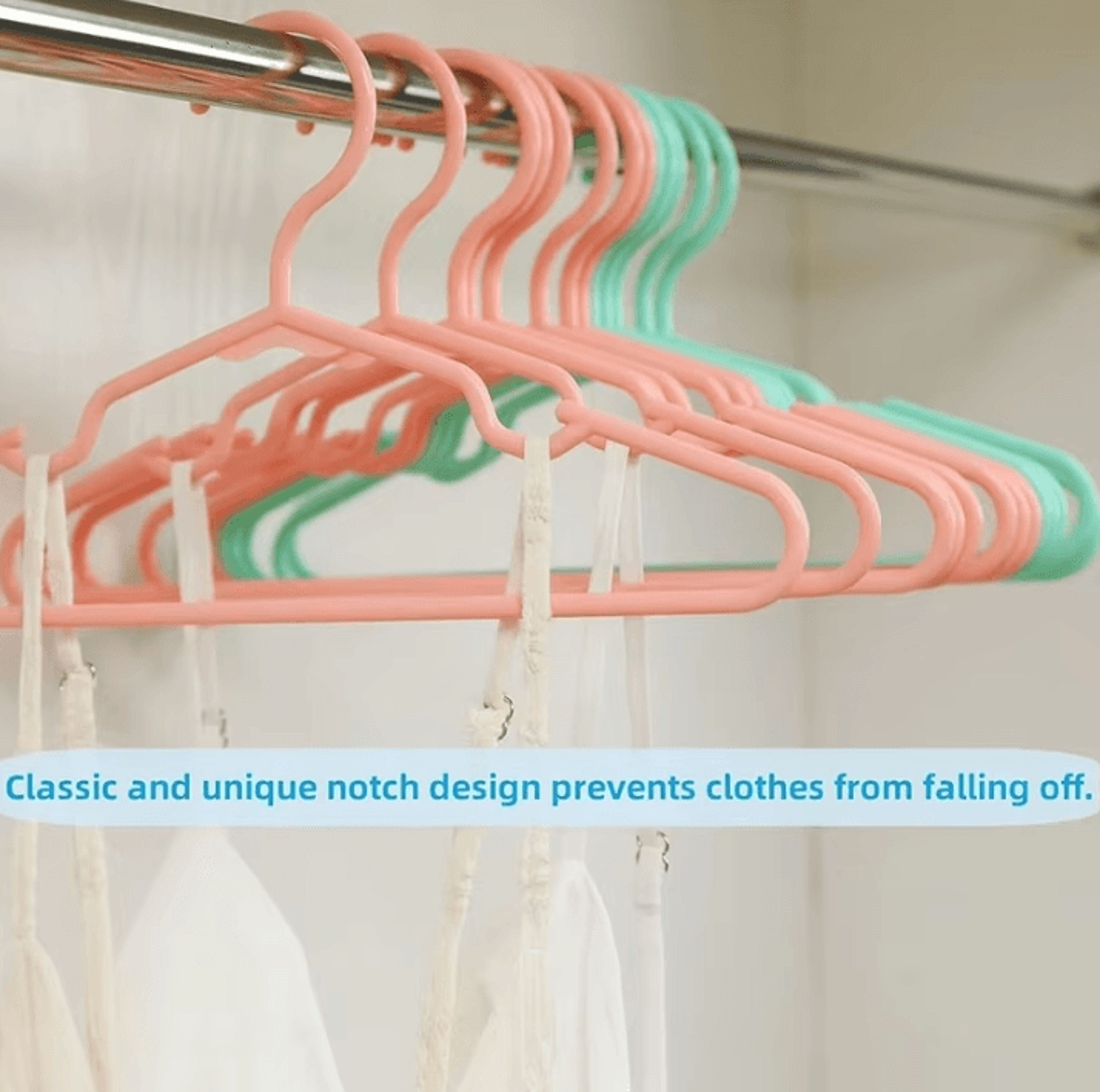 10 or 20pcs non slip kids clothes hangers for closet
