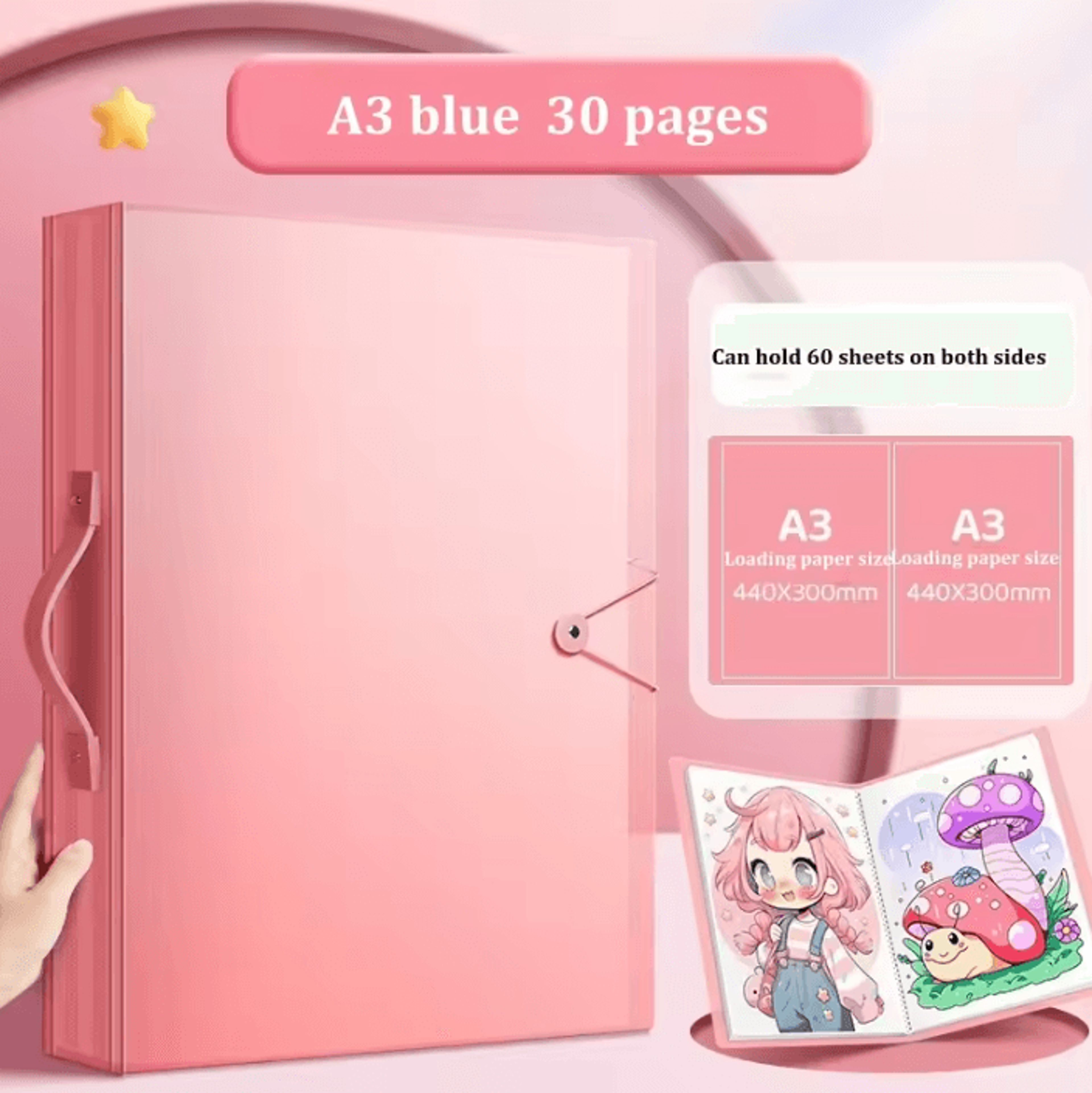 Clear Portfolio Storage Book For Artwork And Diamond Paintings 7