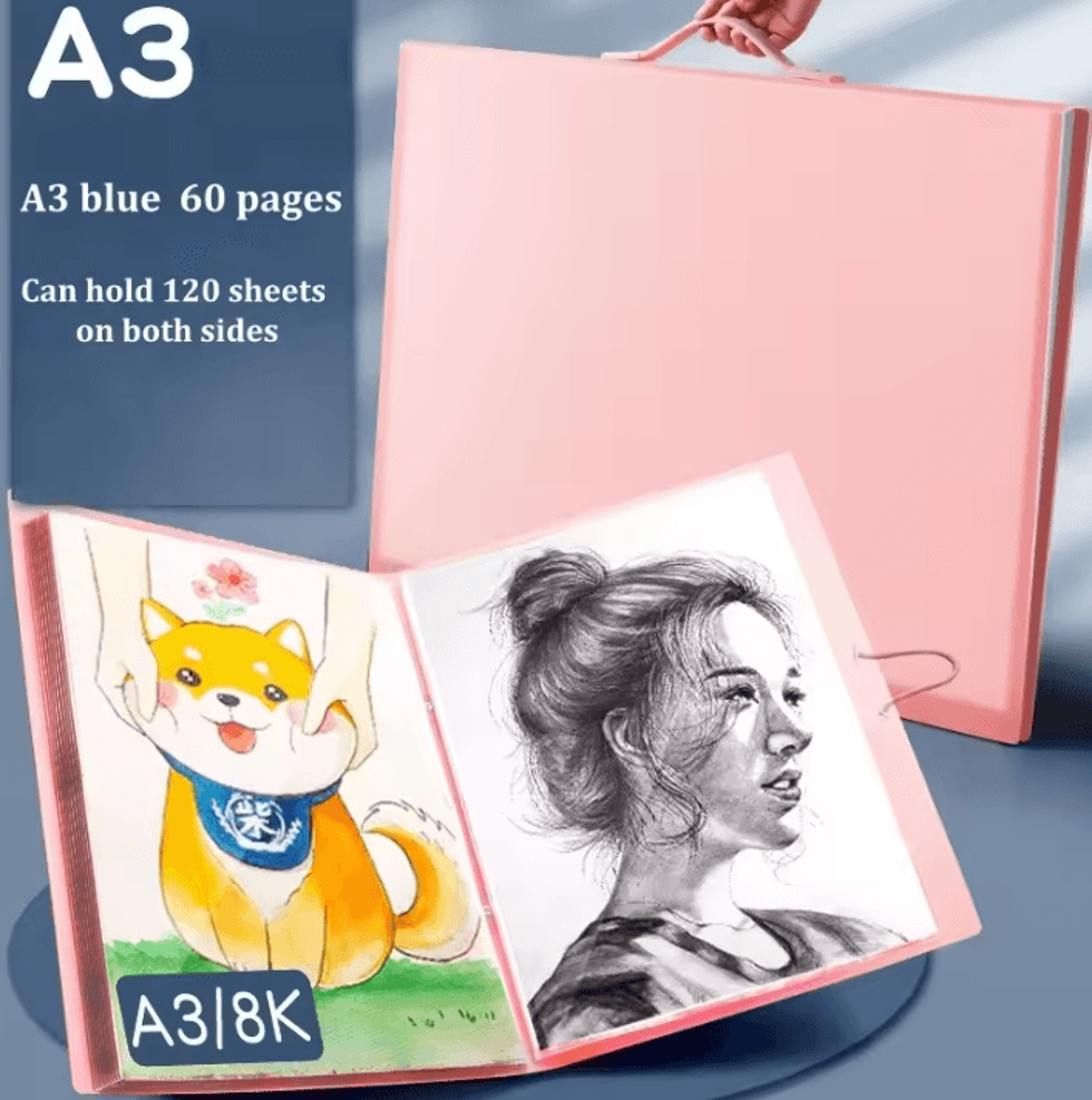 Clear Portfolio Storage Book For Artwork And Diamond Paintings 5