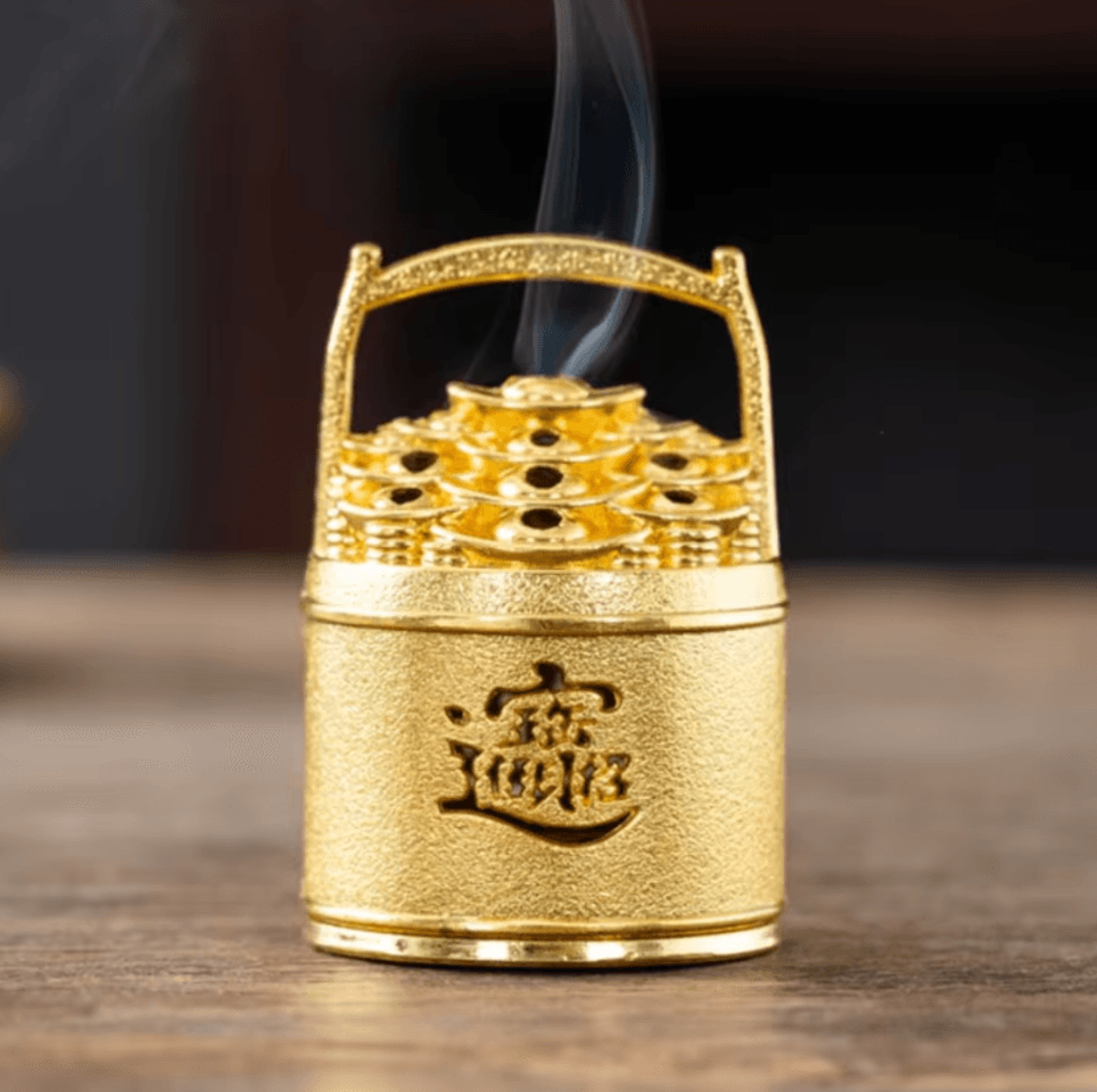 Vintage Hollow Metal Incense Burner With Lid 6