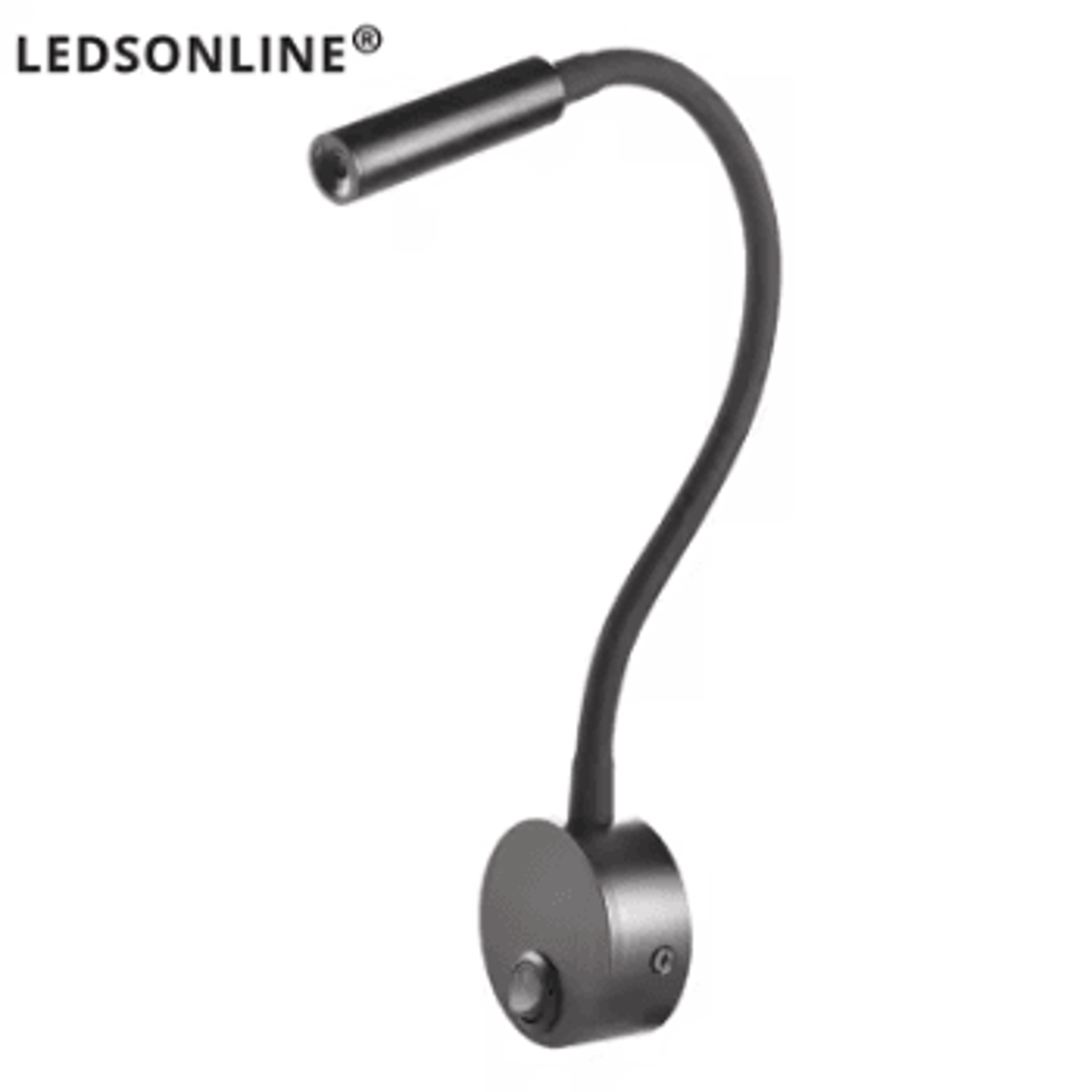 3W Flexible LED Bedside Reading Wall Light 6