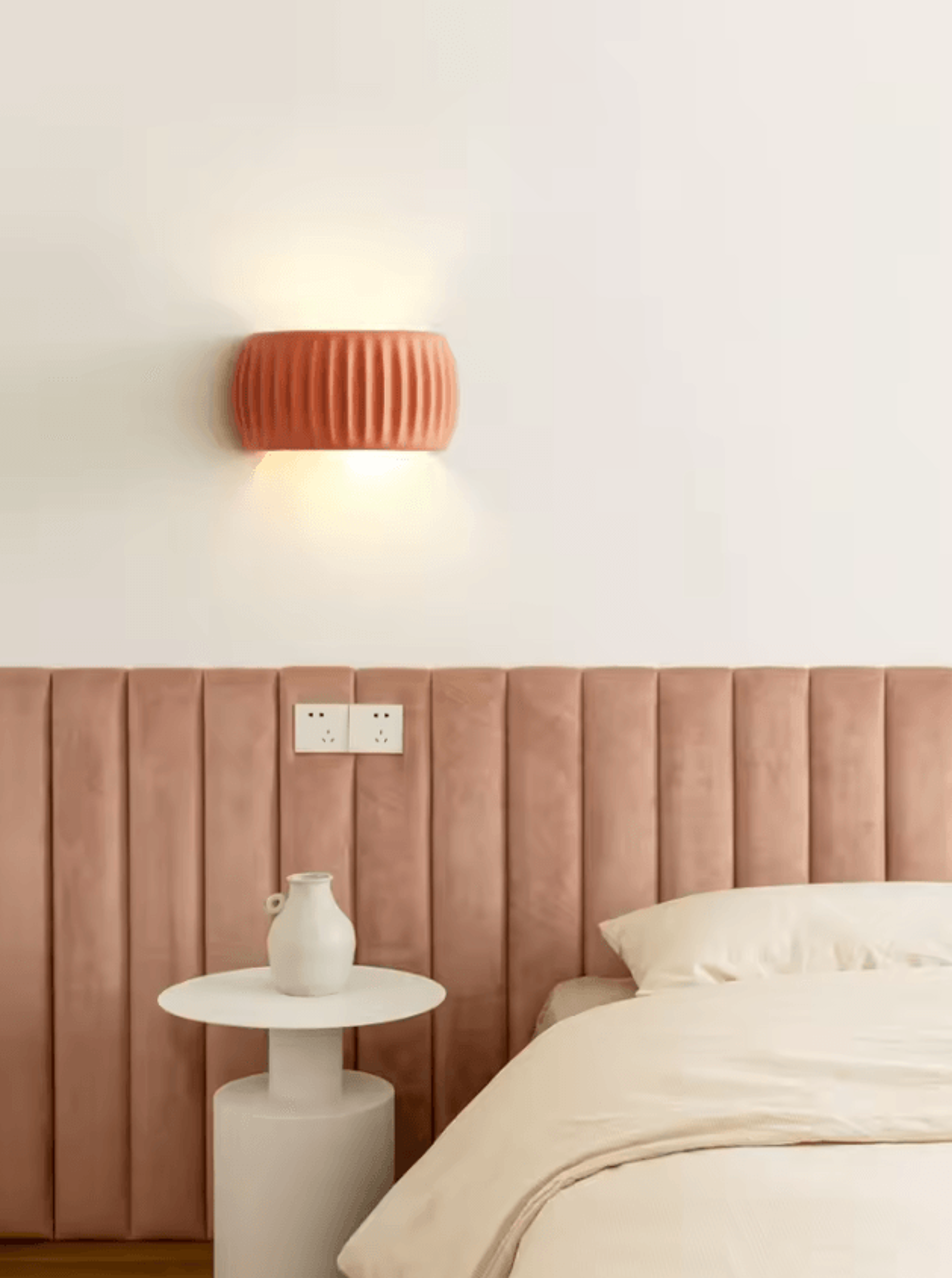 French European Resin Wall Lamp Modern Bedside Sconce 1