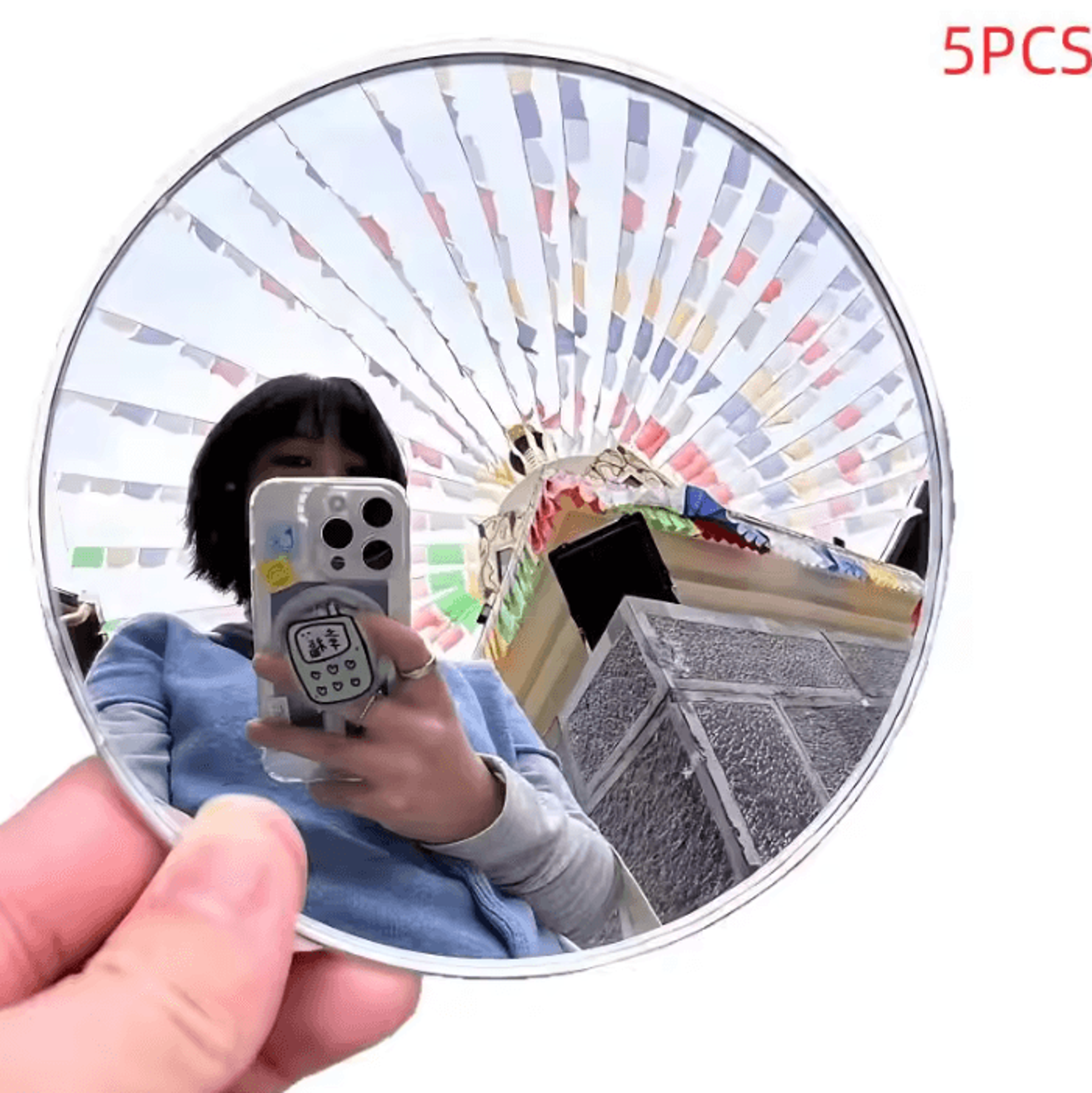 5cm Portable Convex Selfie Mirror For Photography And Vlogging 5
