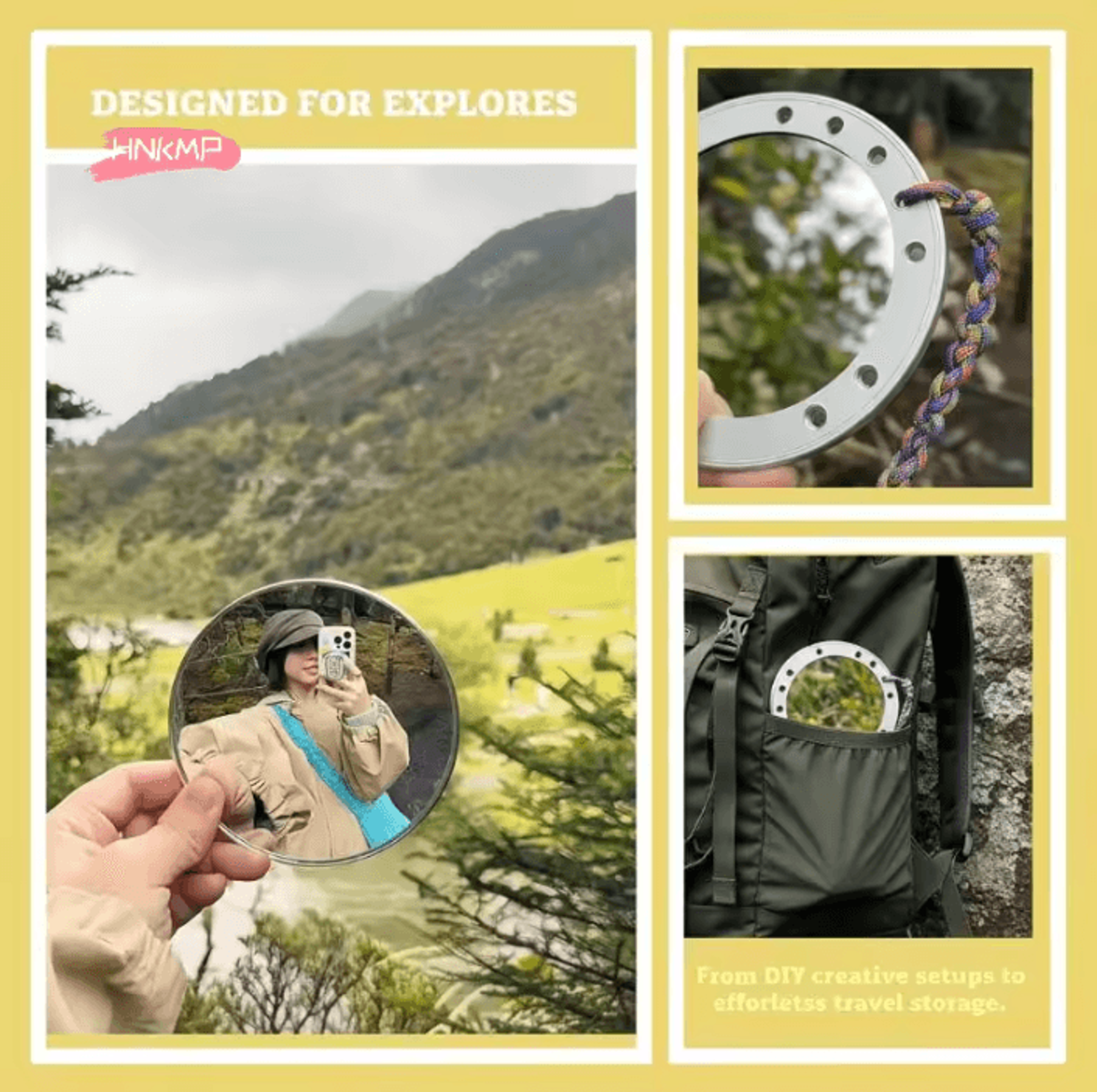 5cm Portable Convex Selfie Mirror For Photography And Vlogging 4