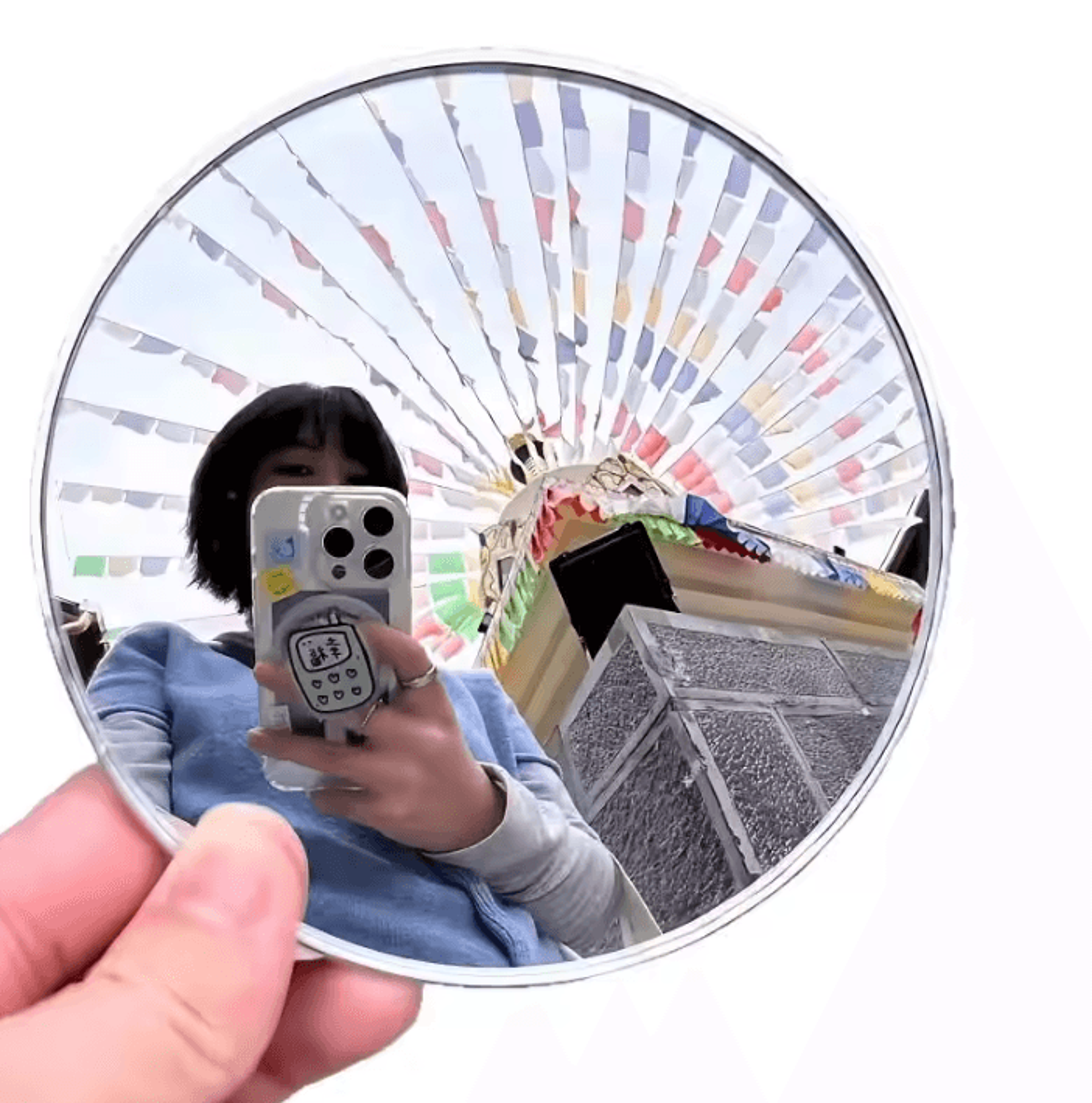 5cm Portable Convex Selfie Mirror For Photography And Vlogging 6