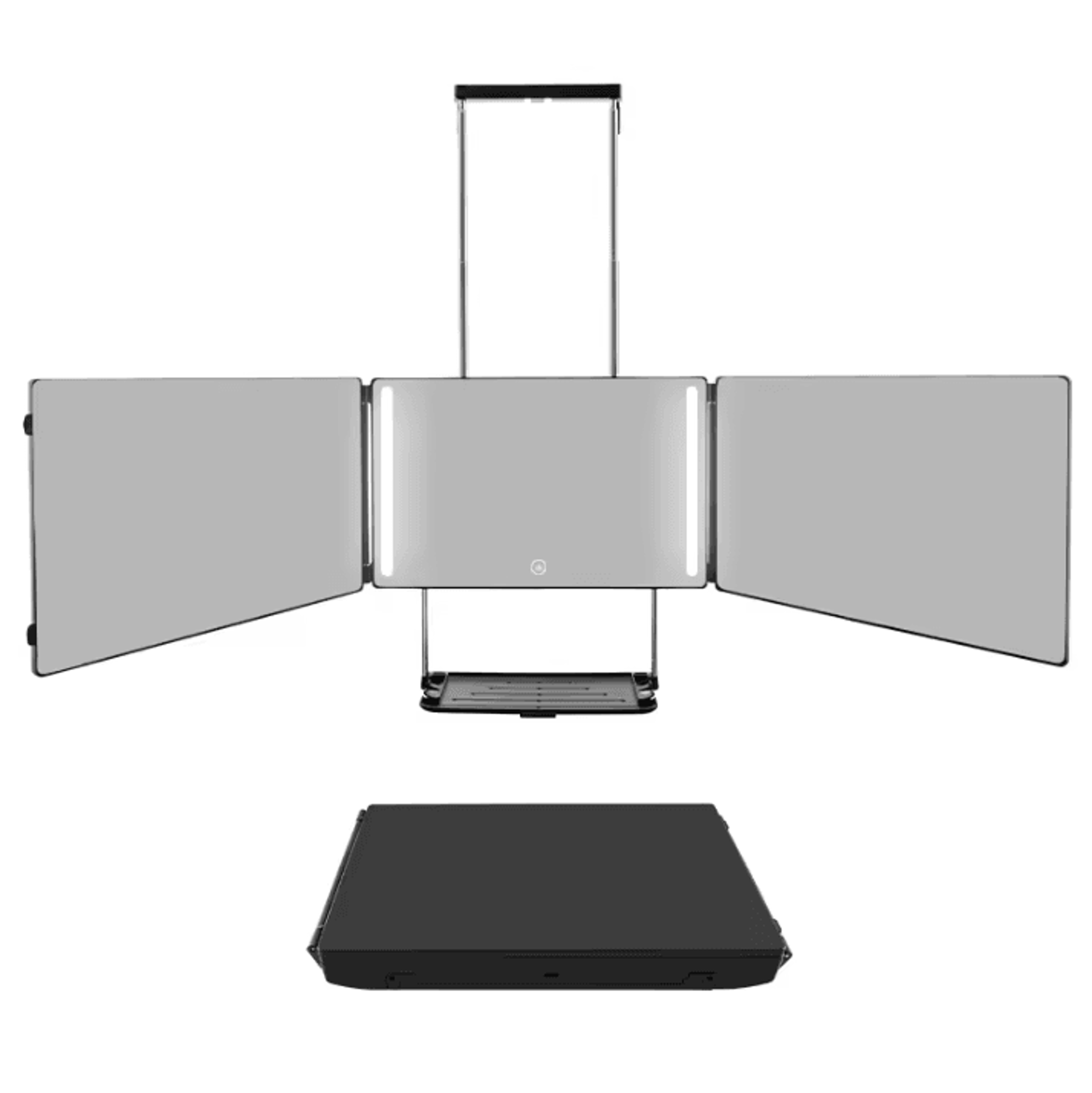 3 Way LED Hair Cutting Mirror With 360 Degree Trifold Design 7