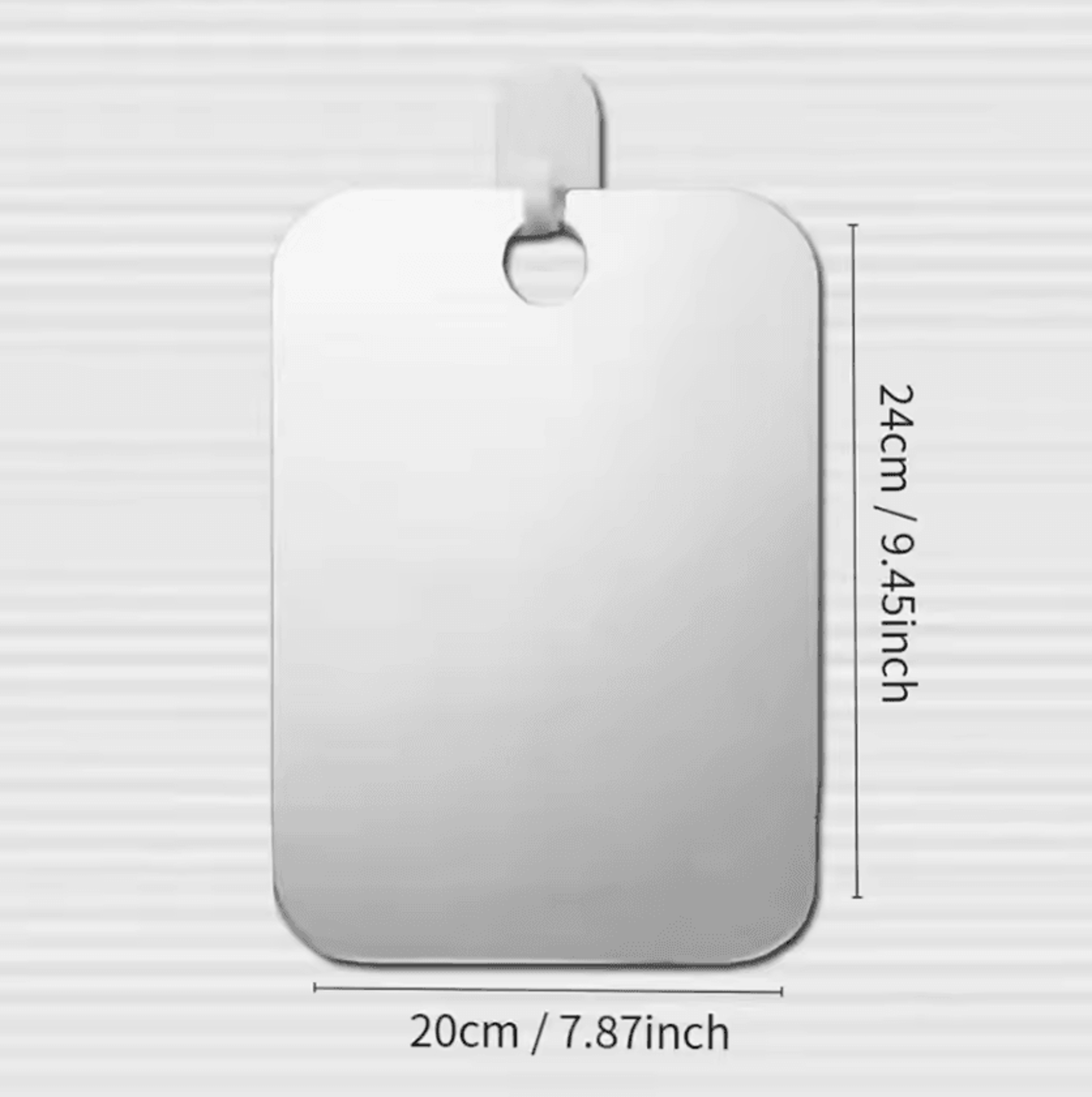 Fogless Shatterproof Shower Mirror For Shaving And Travel 5