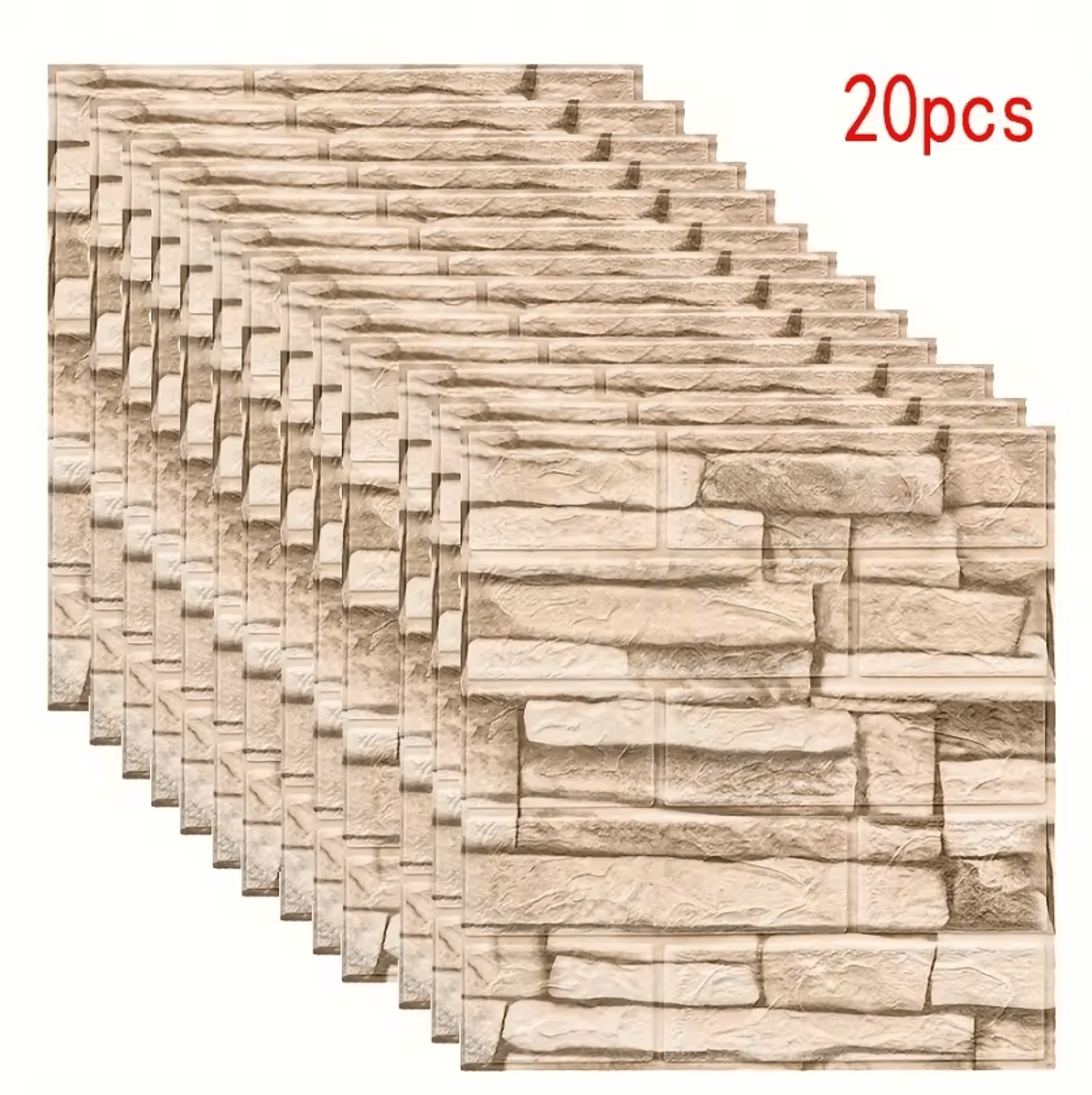 Brick Stone Peel And Stick Waterproof Wall Stickers 4