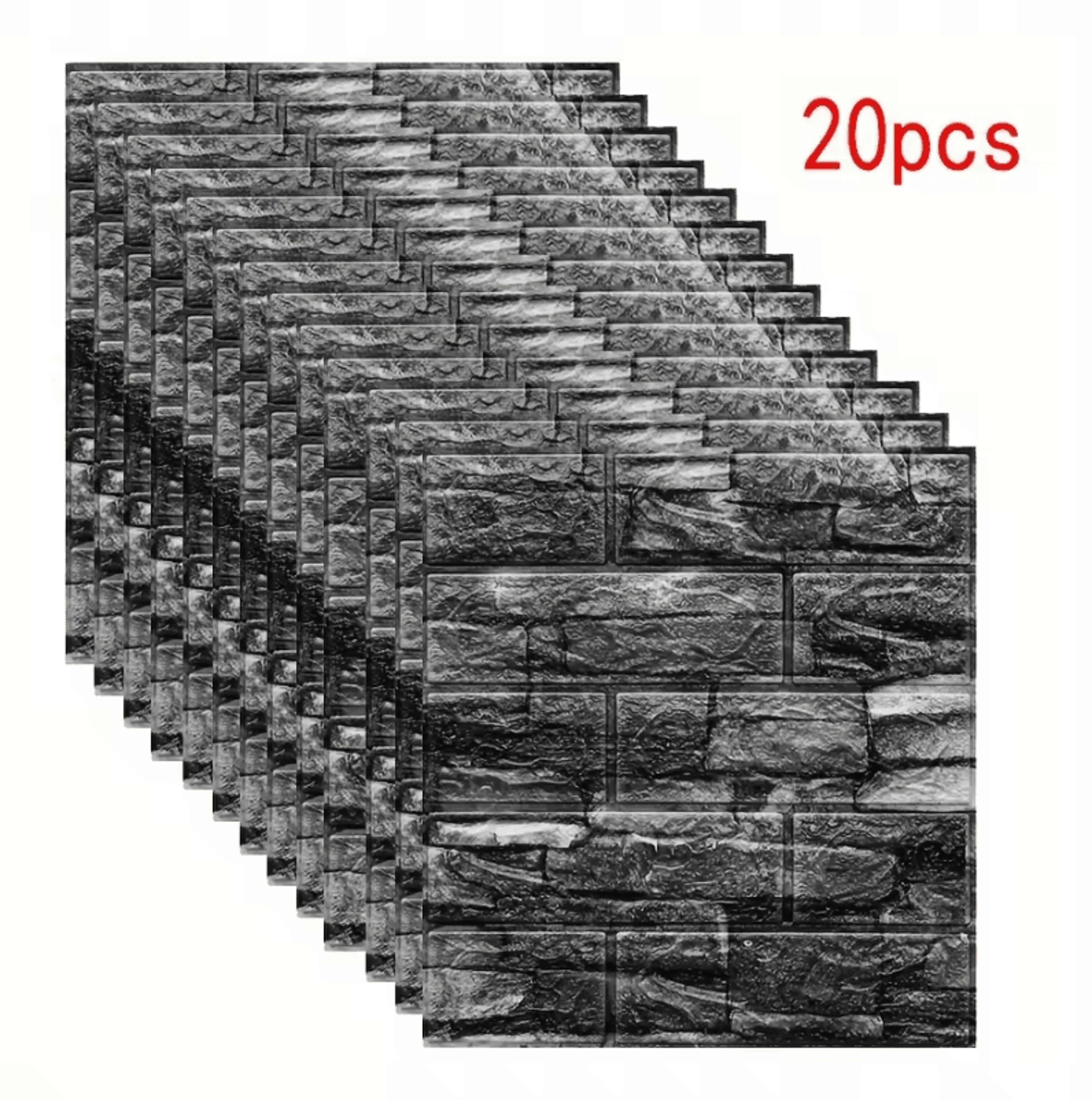 Brick Stone Peel And Stick Waterproof Wall Stickers 6