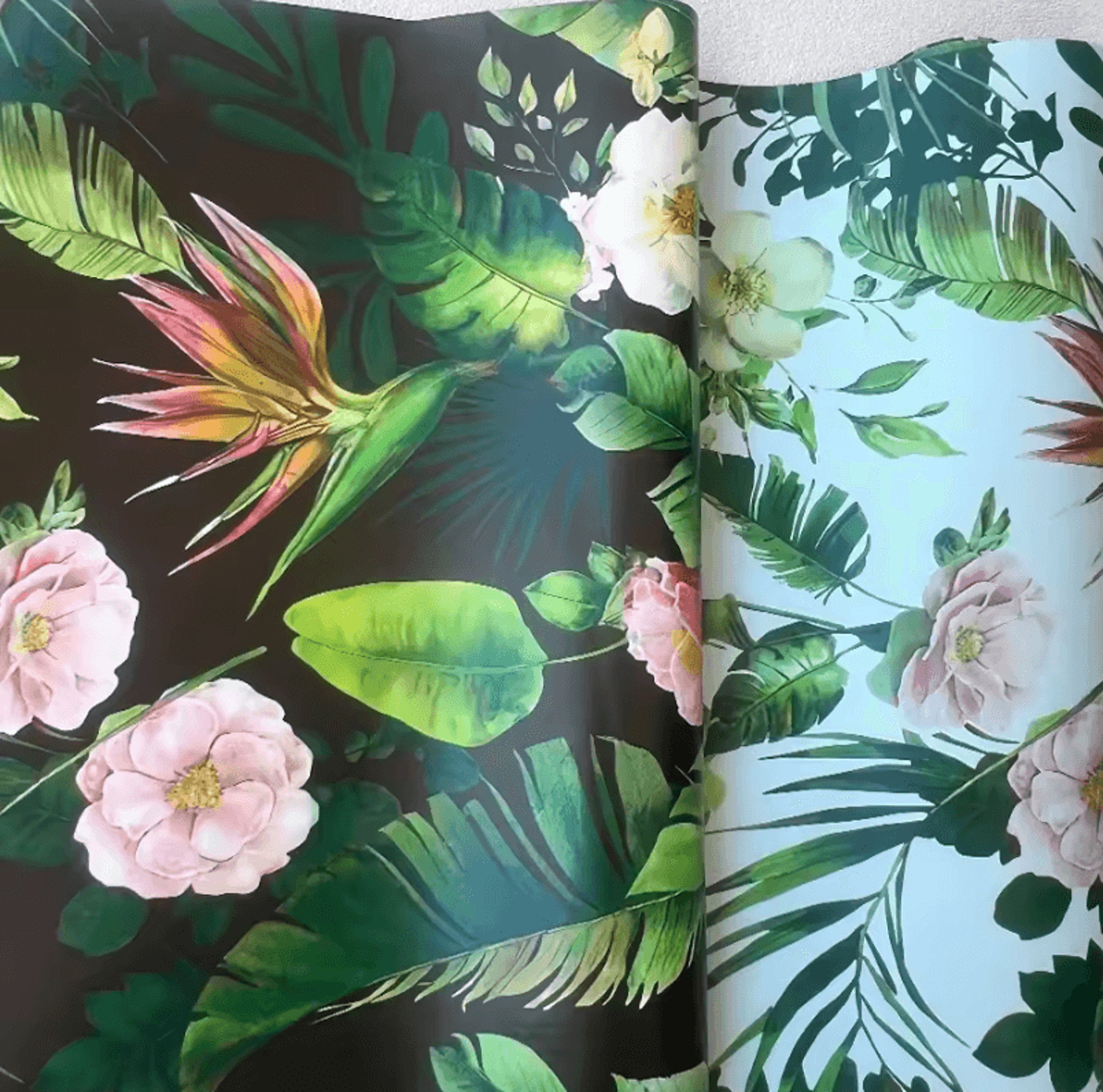 Green Plant And Floral Peel And Stick Wallpaper 2
