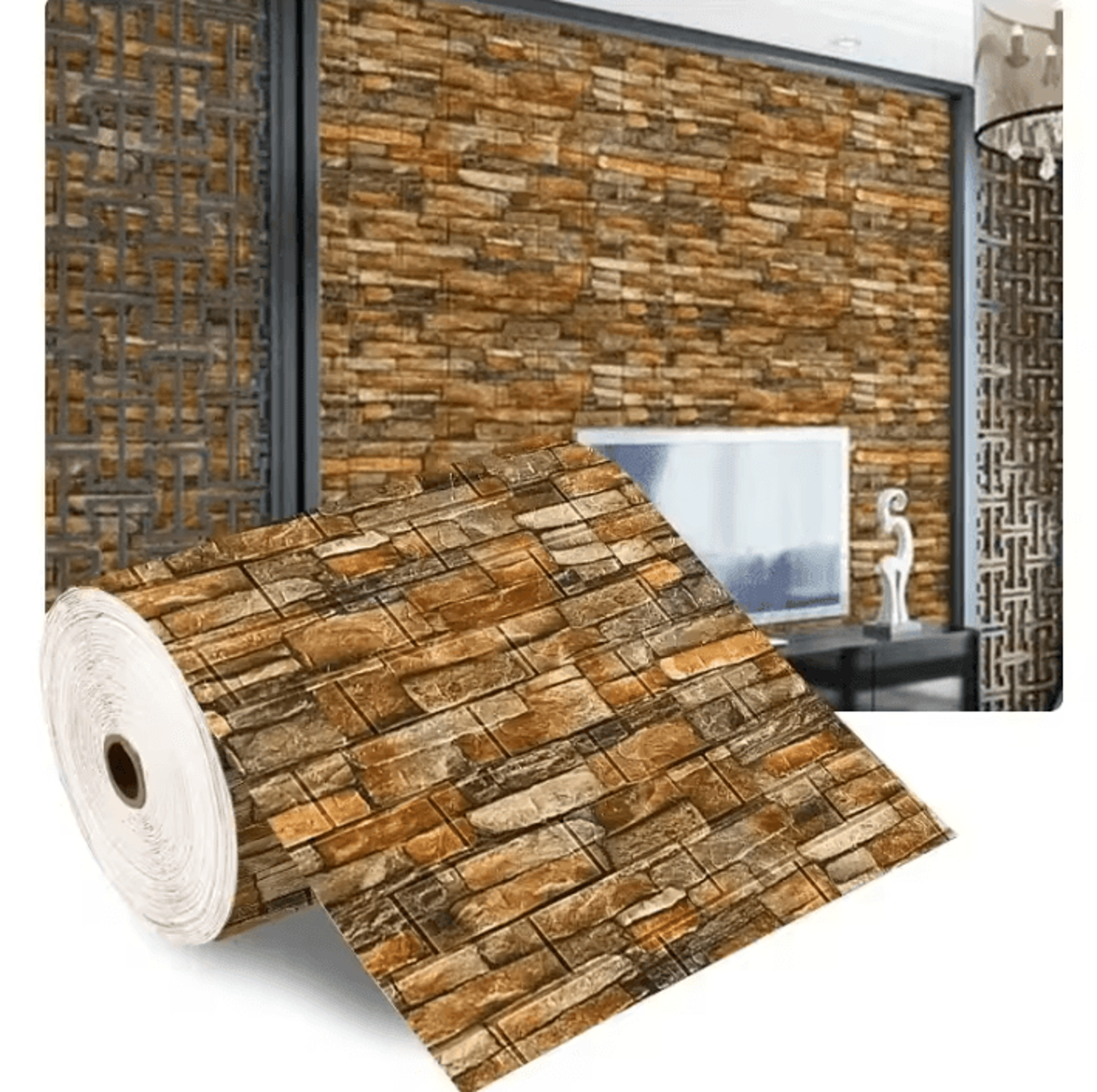 3D Retro Brick Peel And Stick Foam Wallpaper Self Adhesive Wall Panels 4