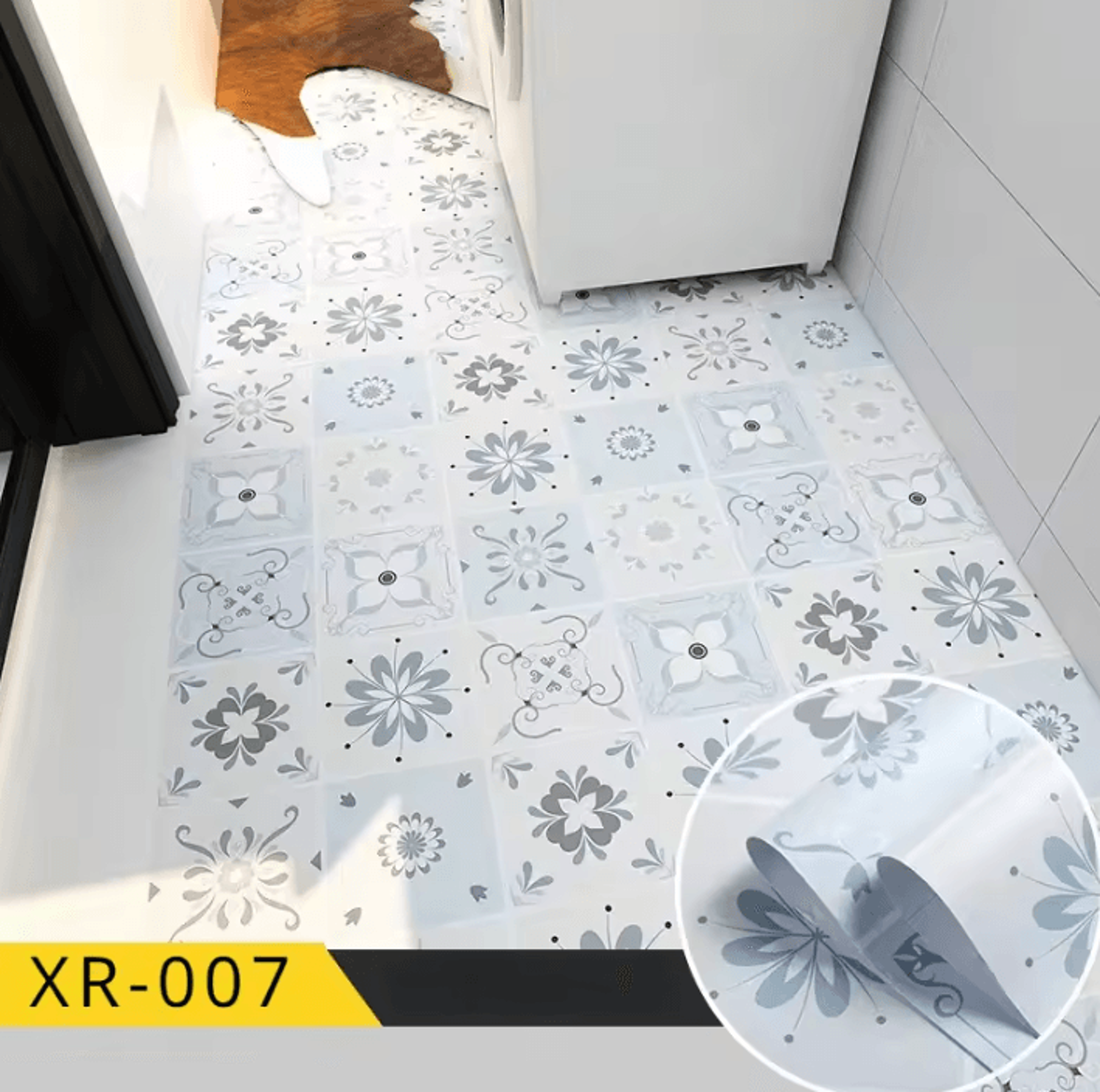 Waterproof Non Slip Peel And Stick Floor Sticker Wear Resistant PVC Flooring 1