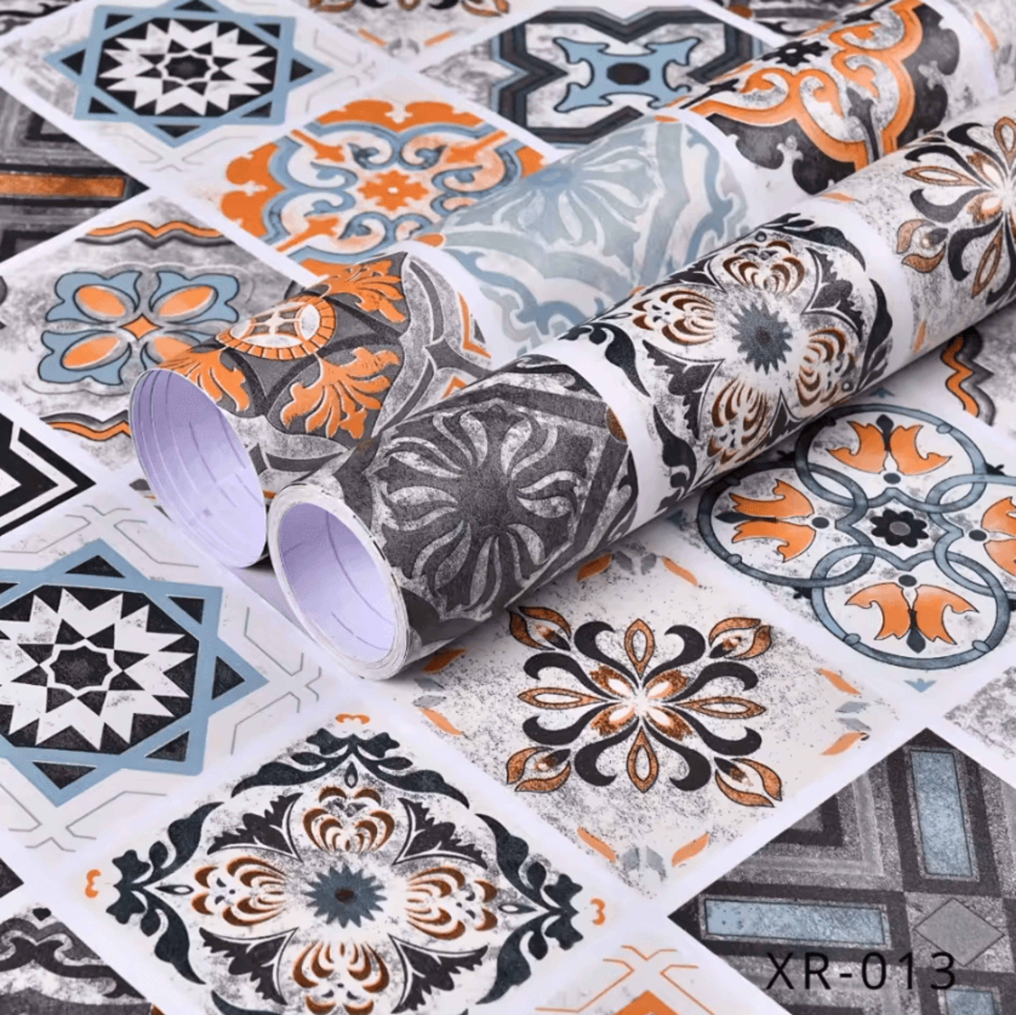Waterproof Non Slip Peel And Stick Floor Sticker Wear Resistant PVC Flooring 6
