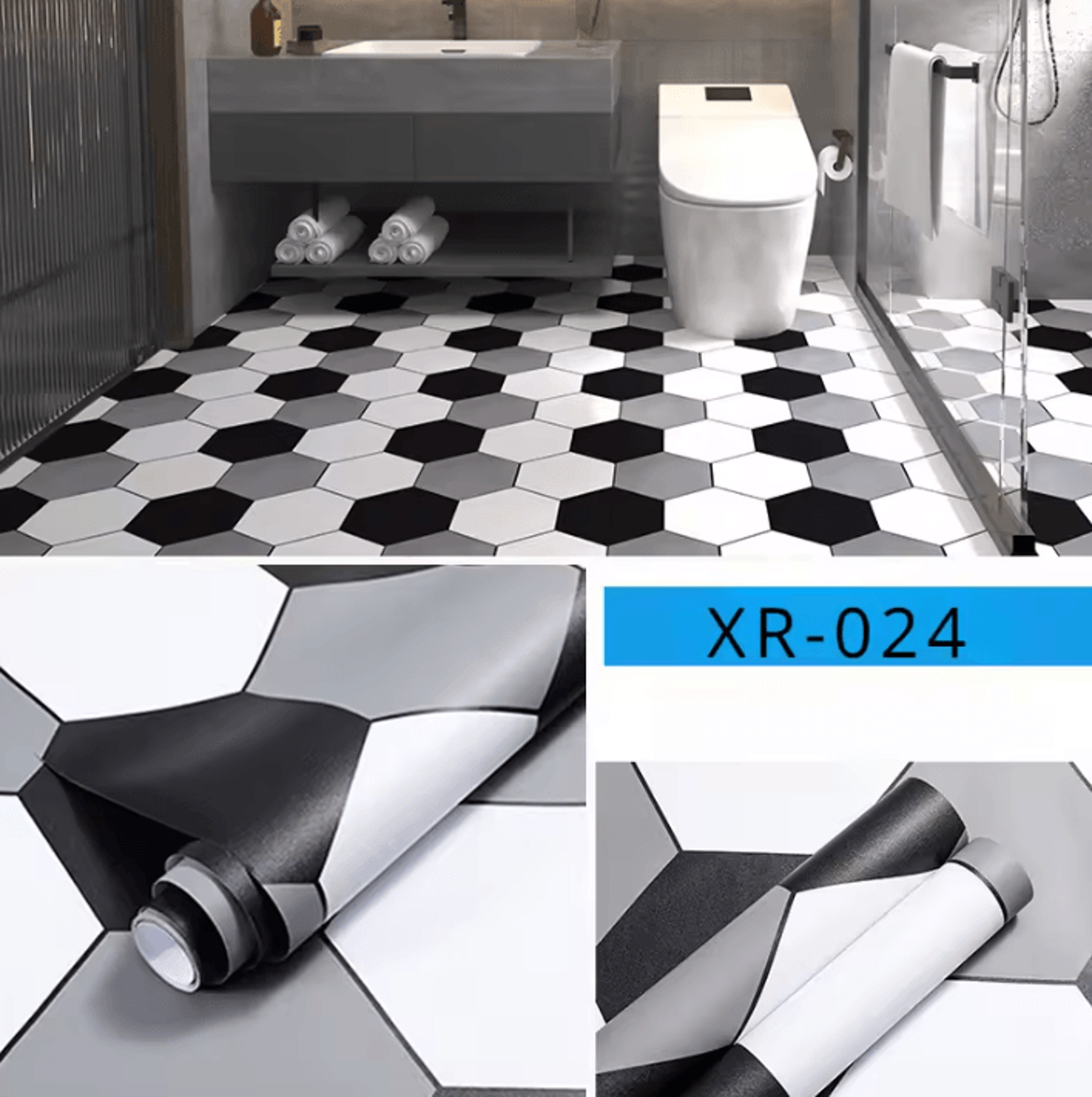 Waterproof Non Slip Peel And Stick Floor Sticker Wear Resistant PVC Flooring 21