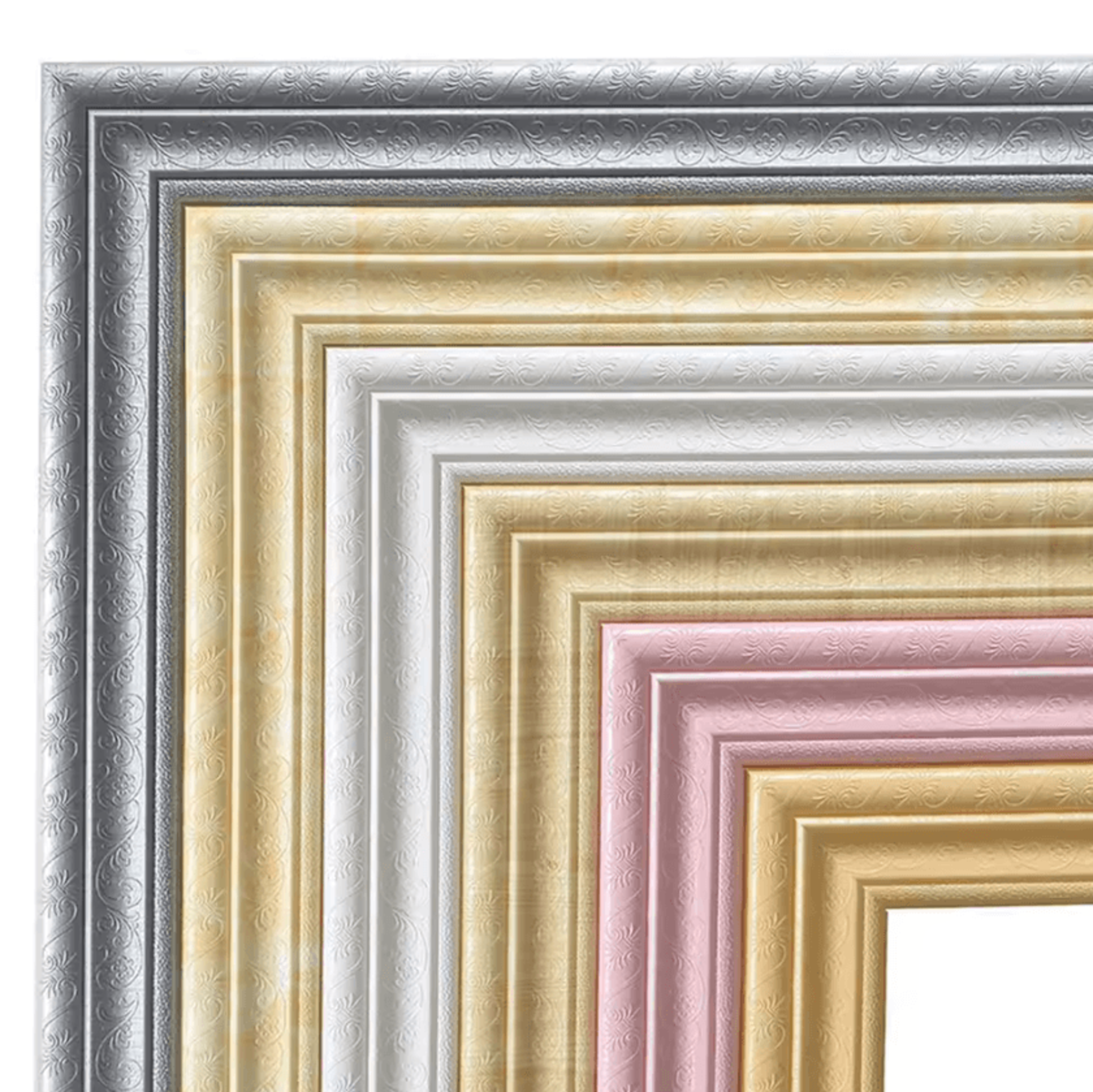 customizable 3d peel and stick wall border self adhesive decorative trim