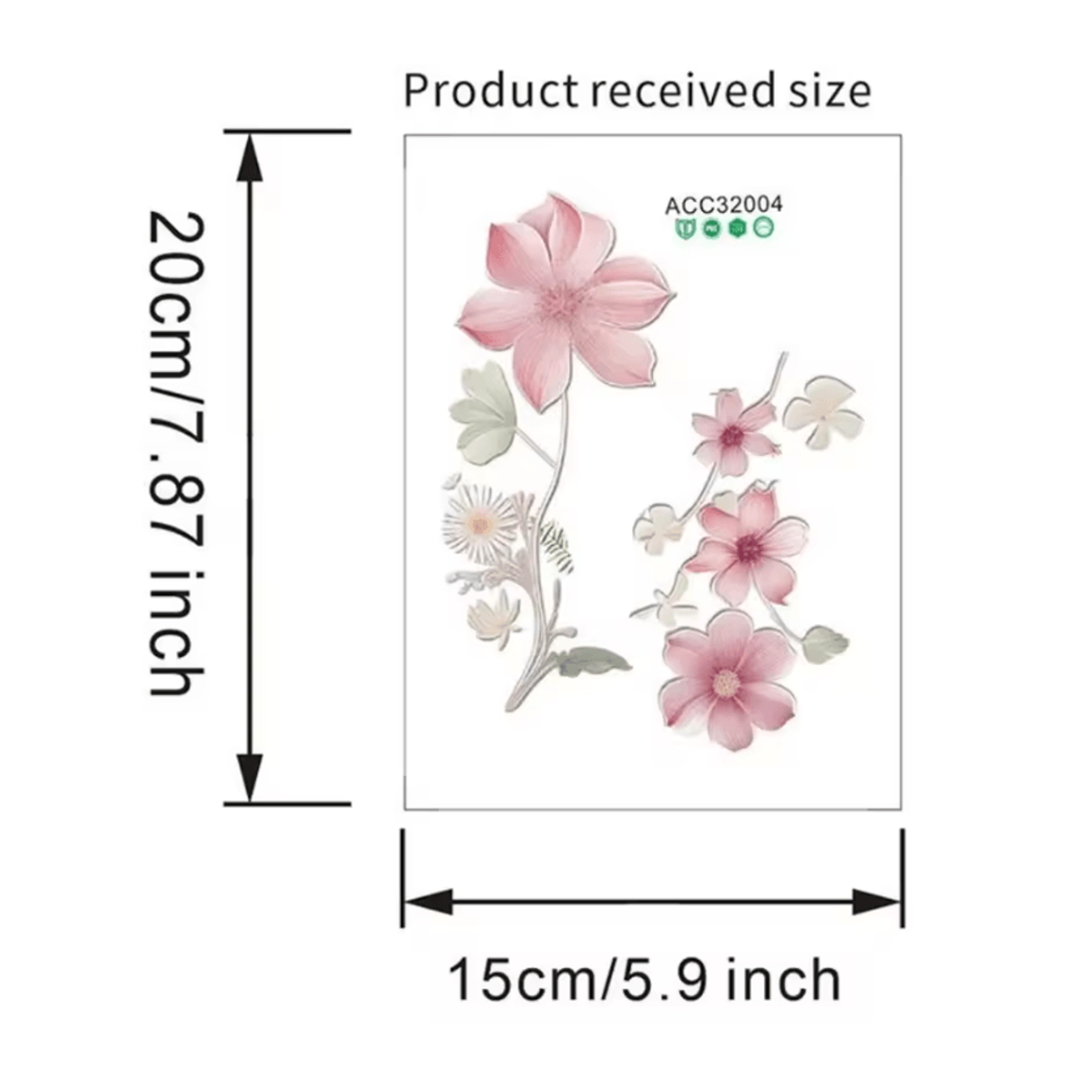 Floral Peel And Stick Light Switch Wall Decal 2