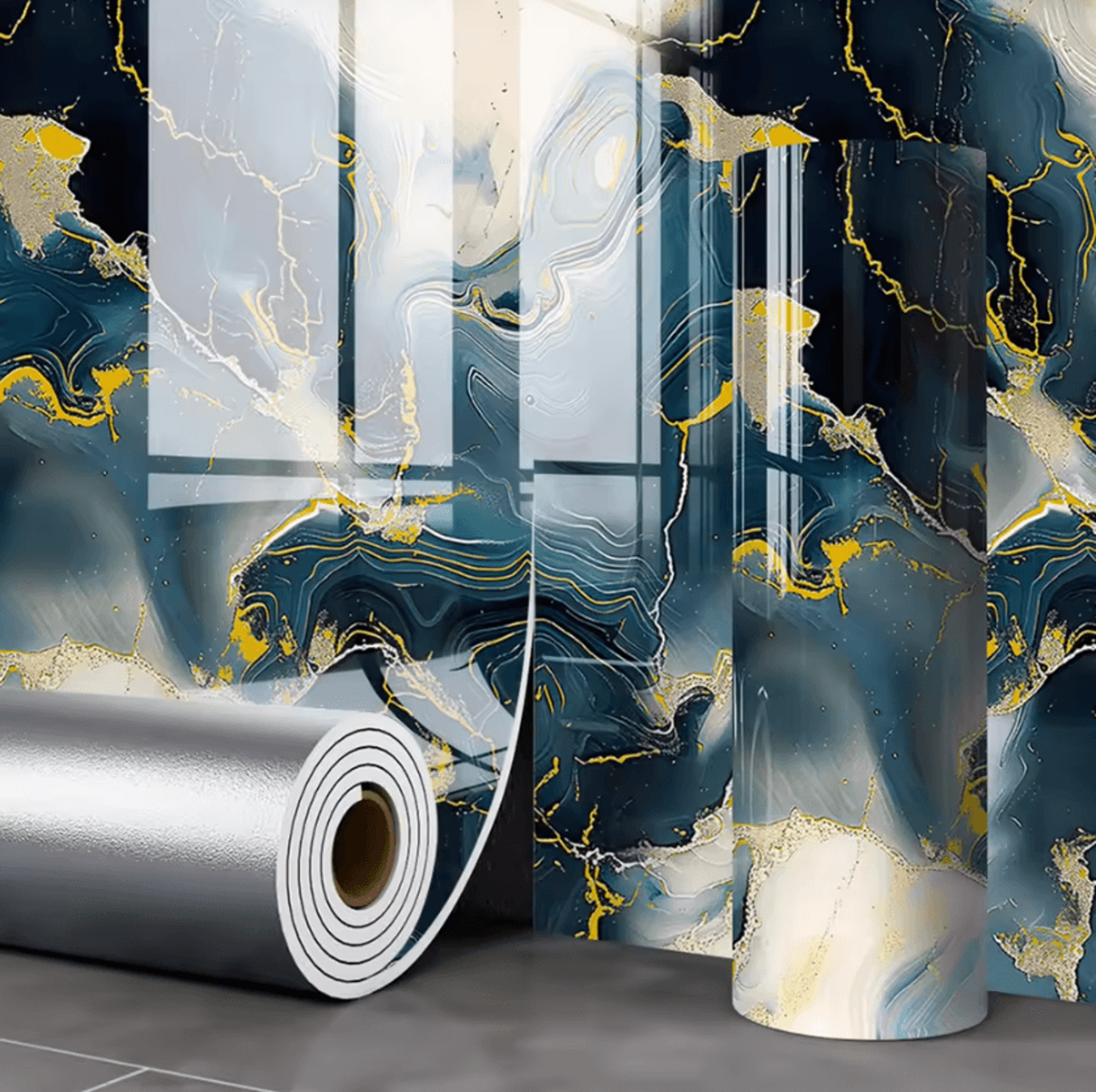 Luxury Gilded Marble Peel And Stick Wallpaper 2