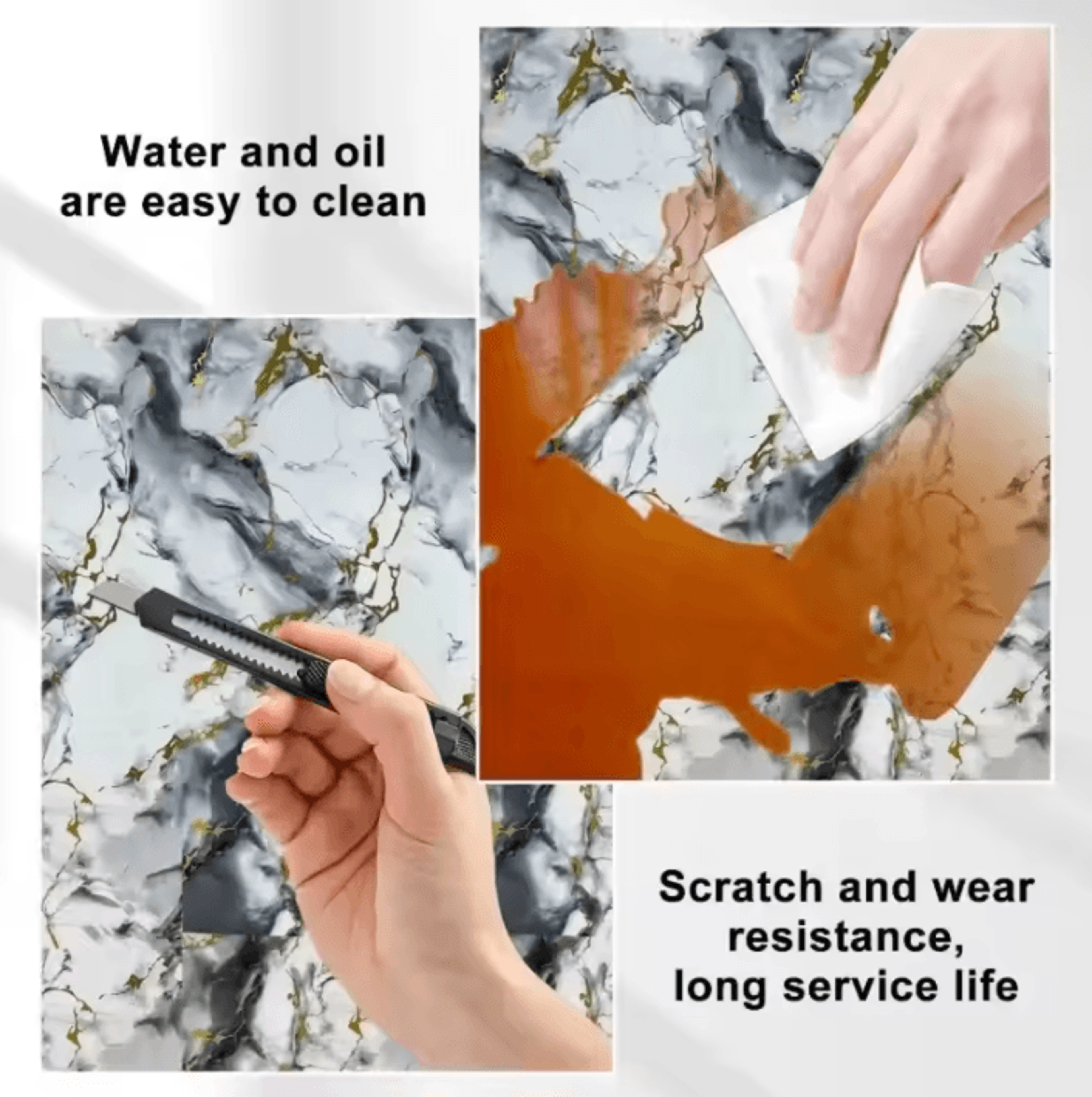 Luxury Gilded Marble Peel And Stick Wallpaper 1