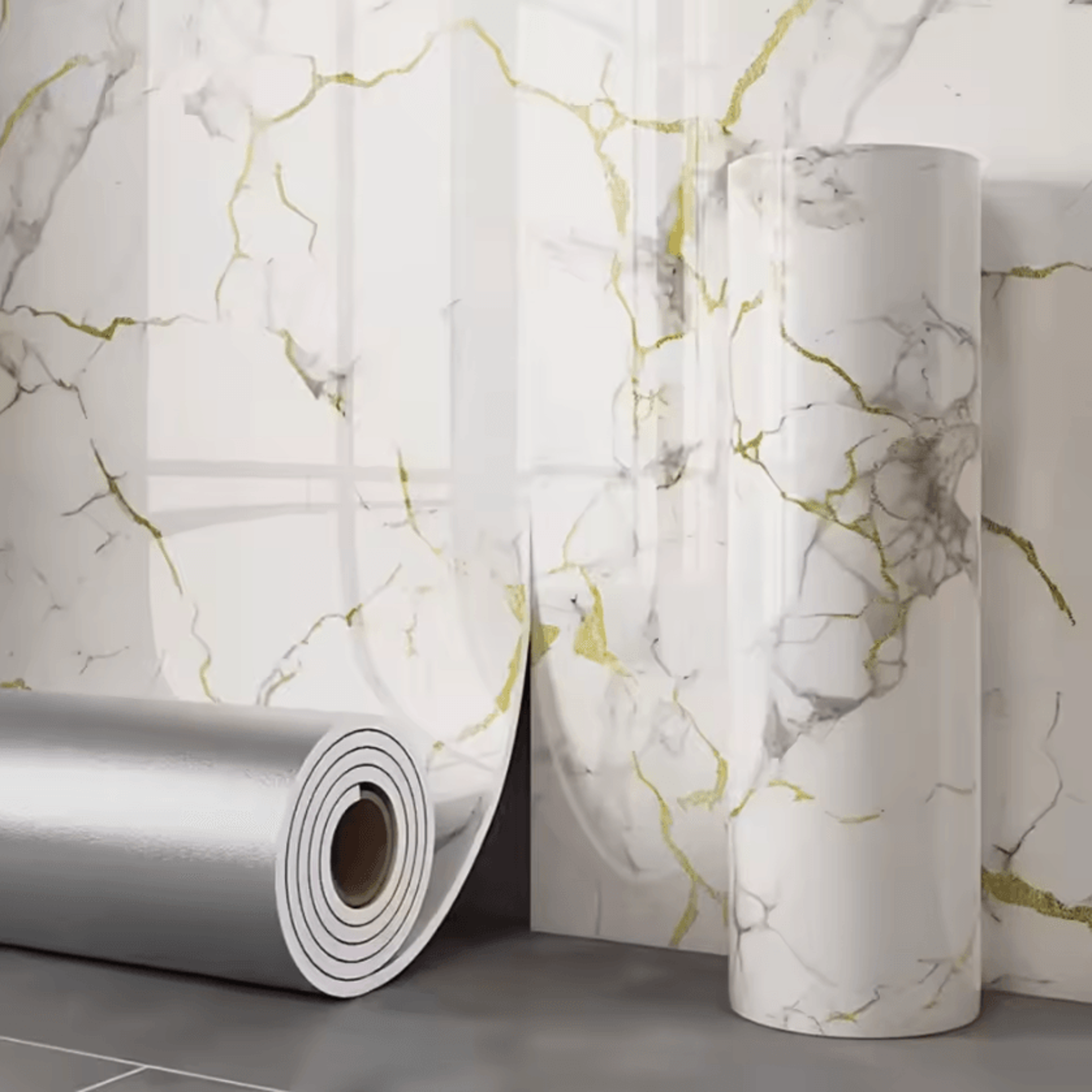 Luxury Gilded Marble Peel And Stick Wallpaper 9