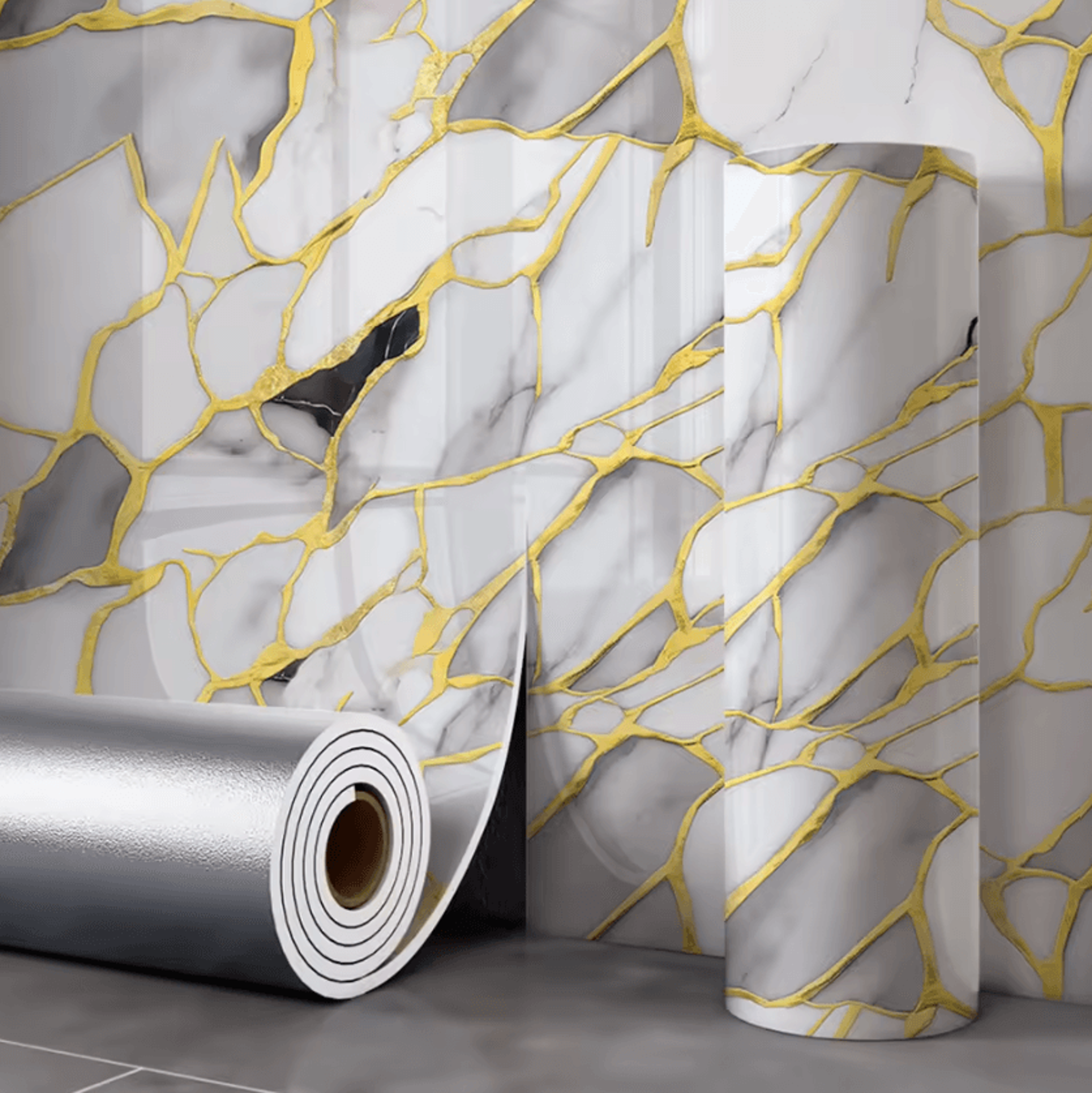 Luxury Gilded Marble Peel And Stick Wallpaper 8