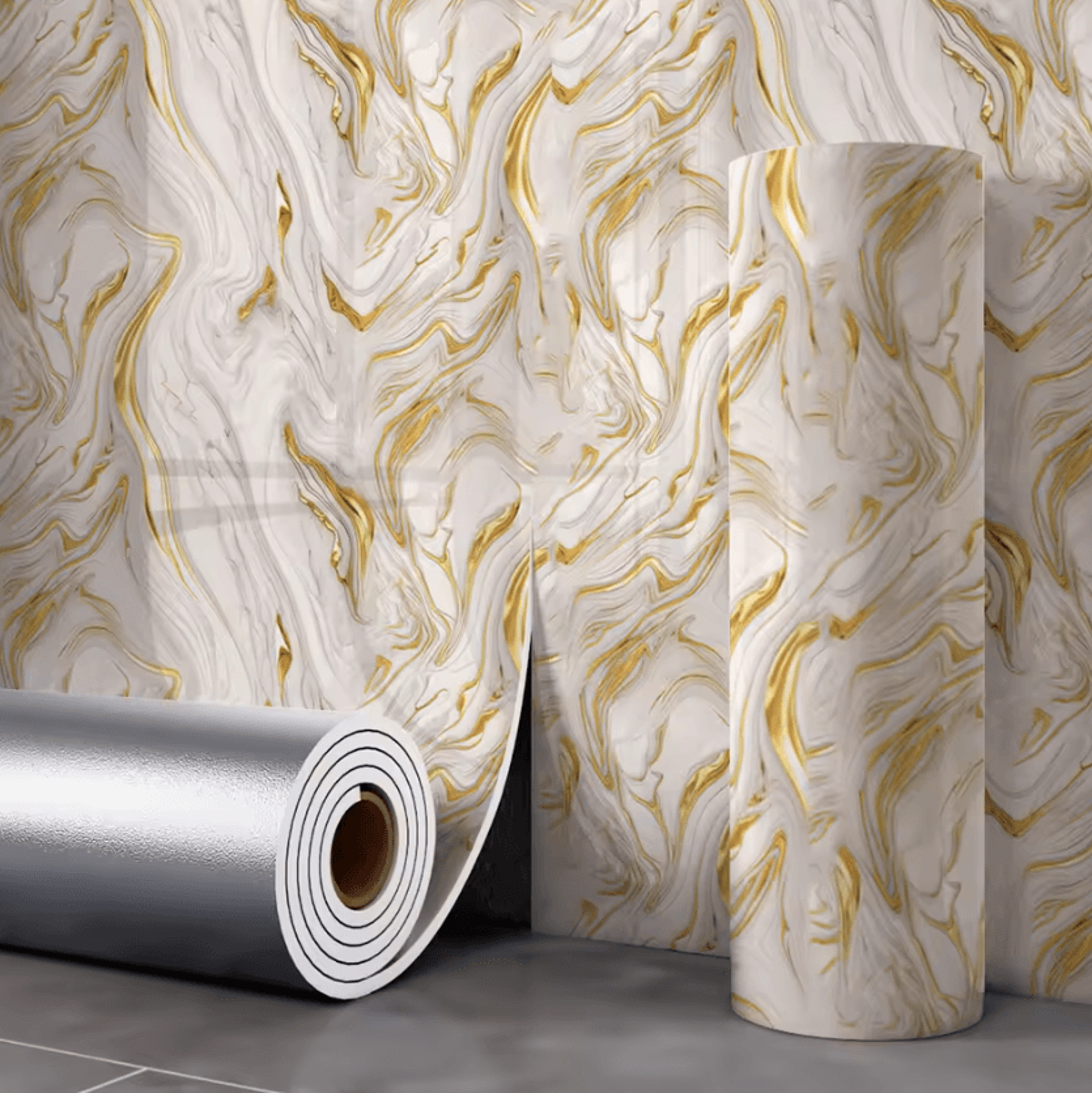Luxury Gilded Marble Peel And Stick Wallpaper 11