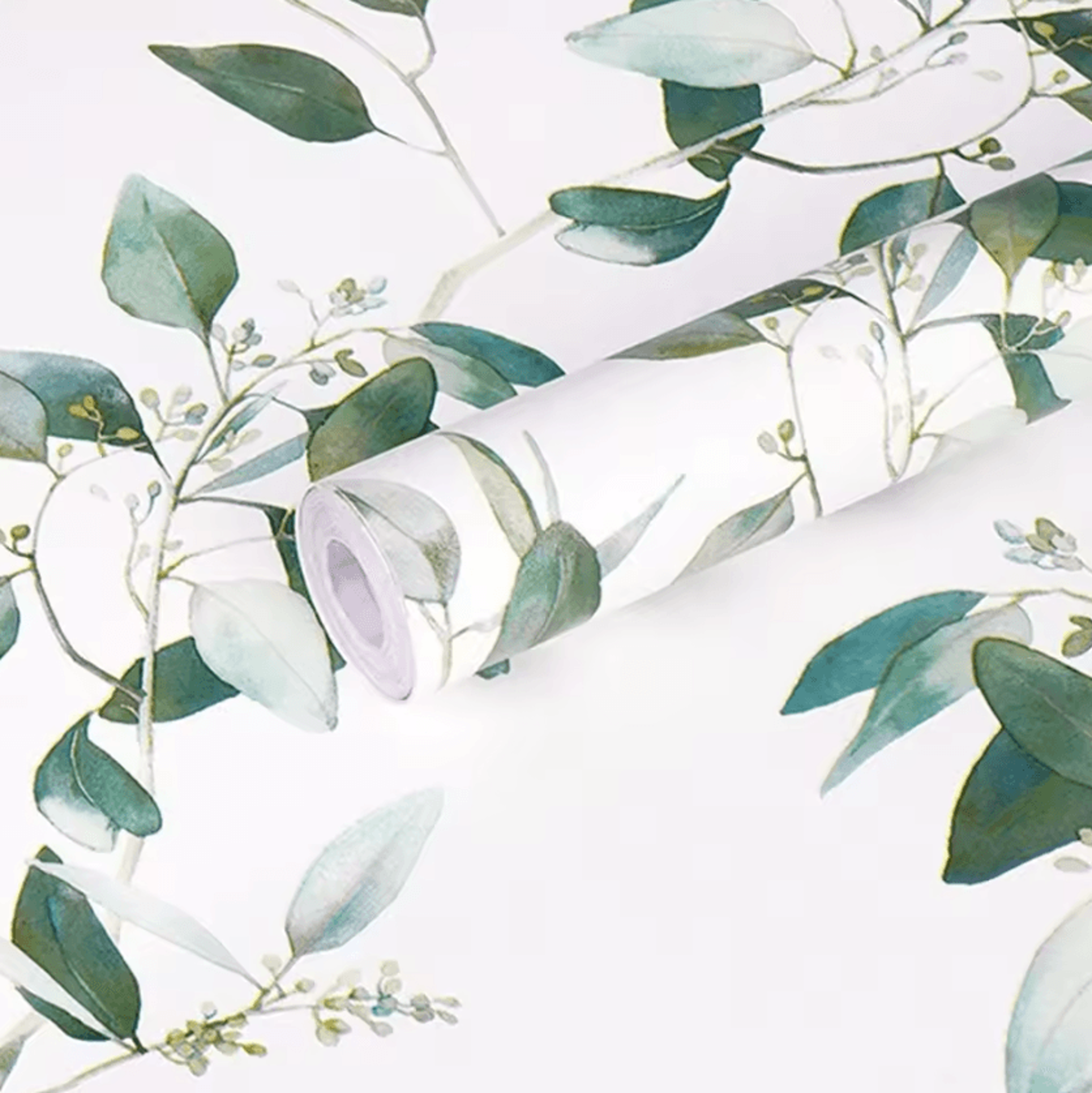 Green Floral Peel And Stick Botanical Wallpaper 2