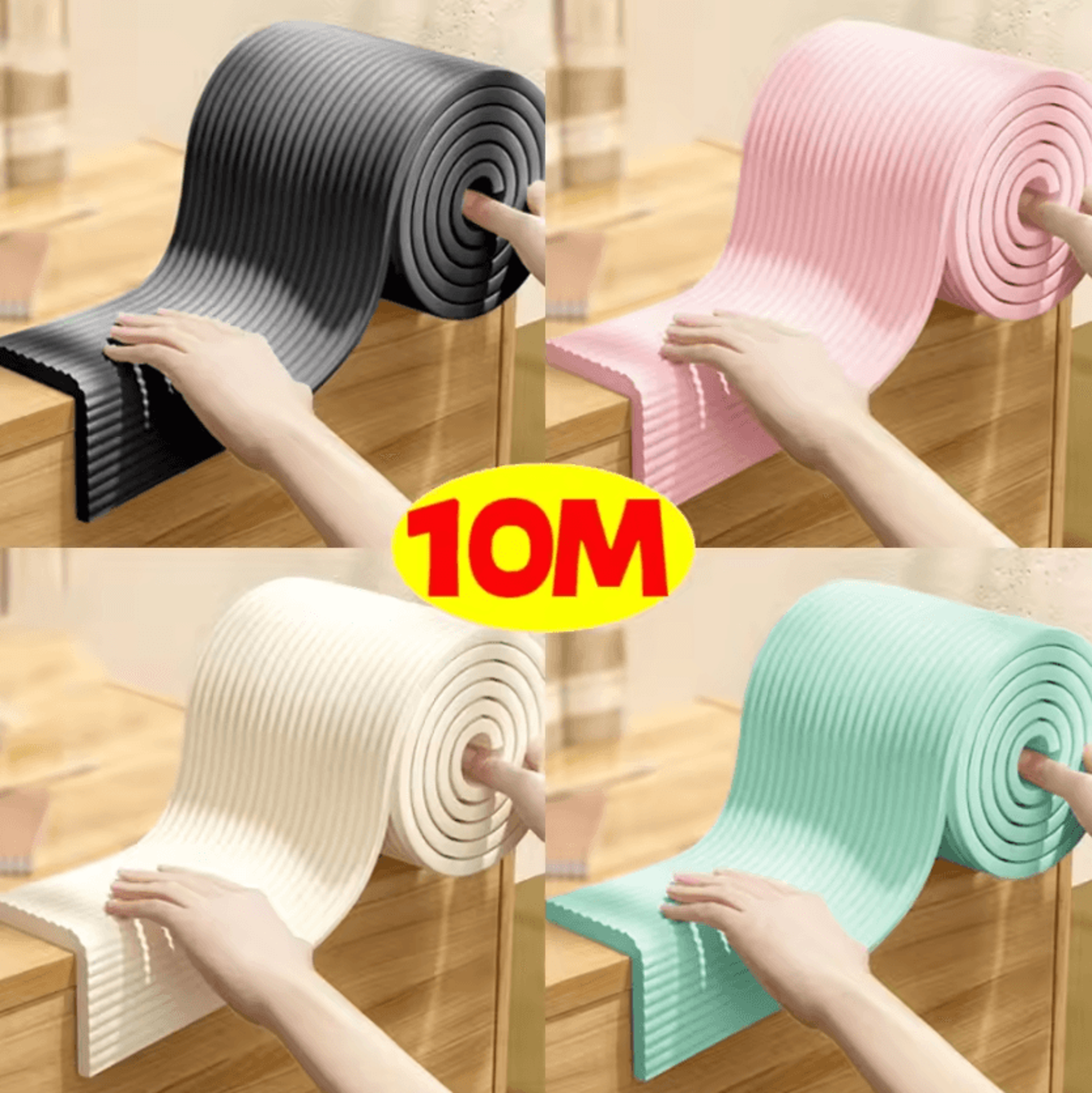w shaped xpe foam anti collision safety strip