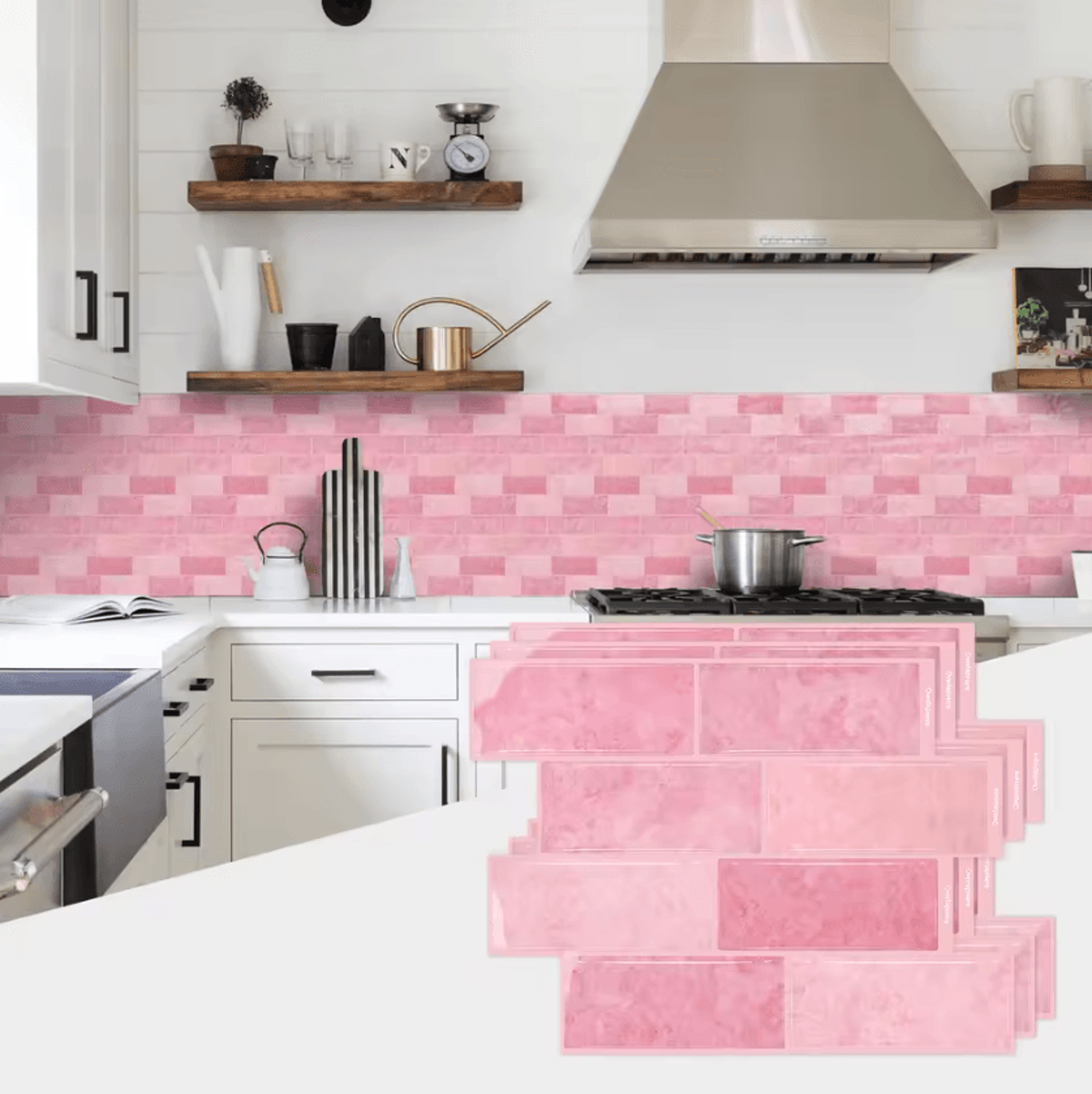 3D Waterproof Peel And Stick Decorative Wall Tiles 3