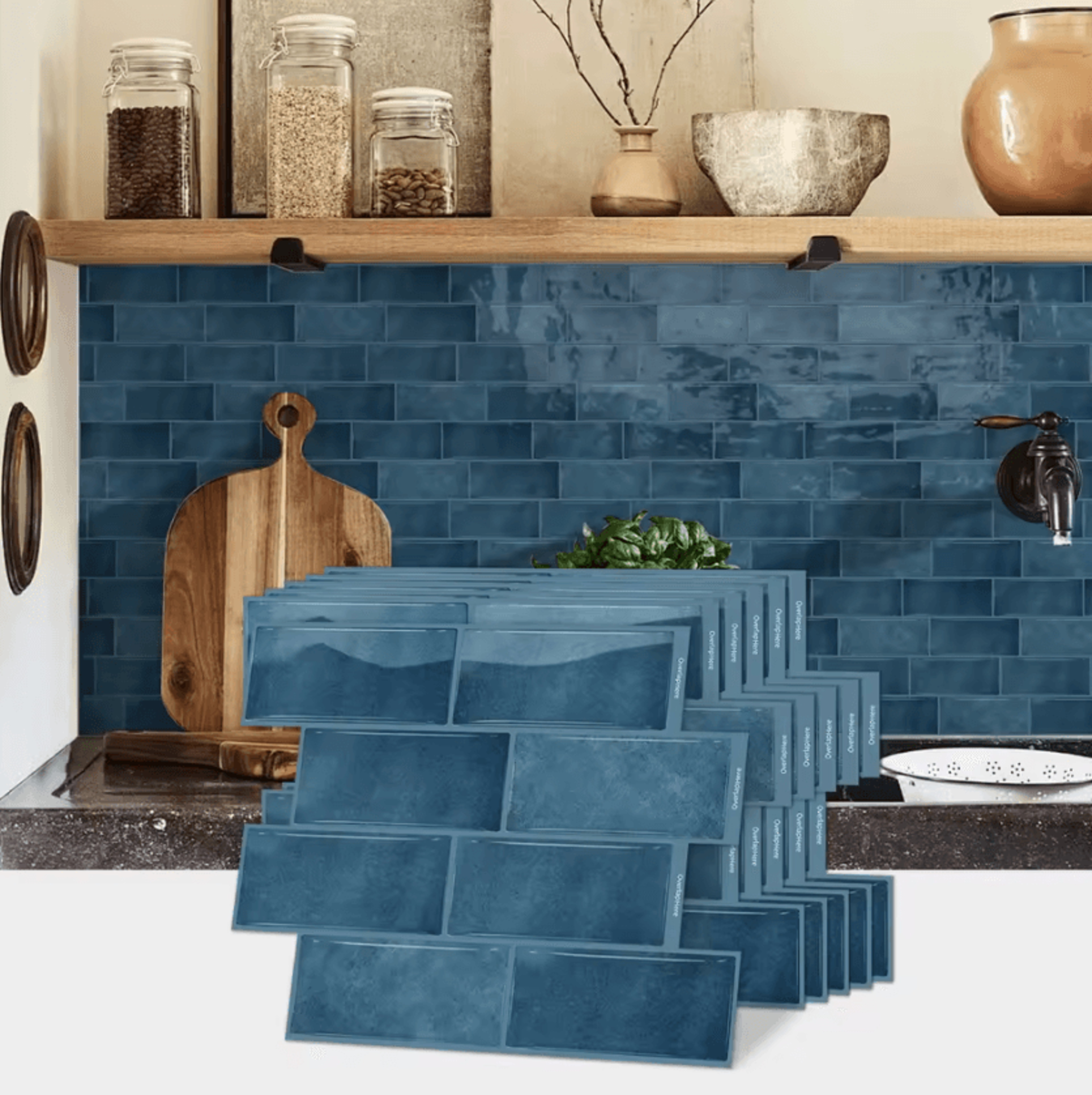 3D Waterproof Peel And Stick Decorative Wall Tiles 6